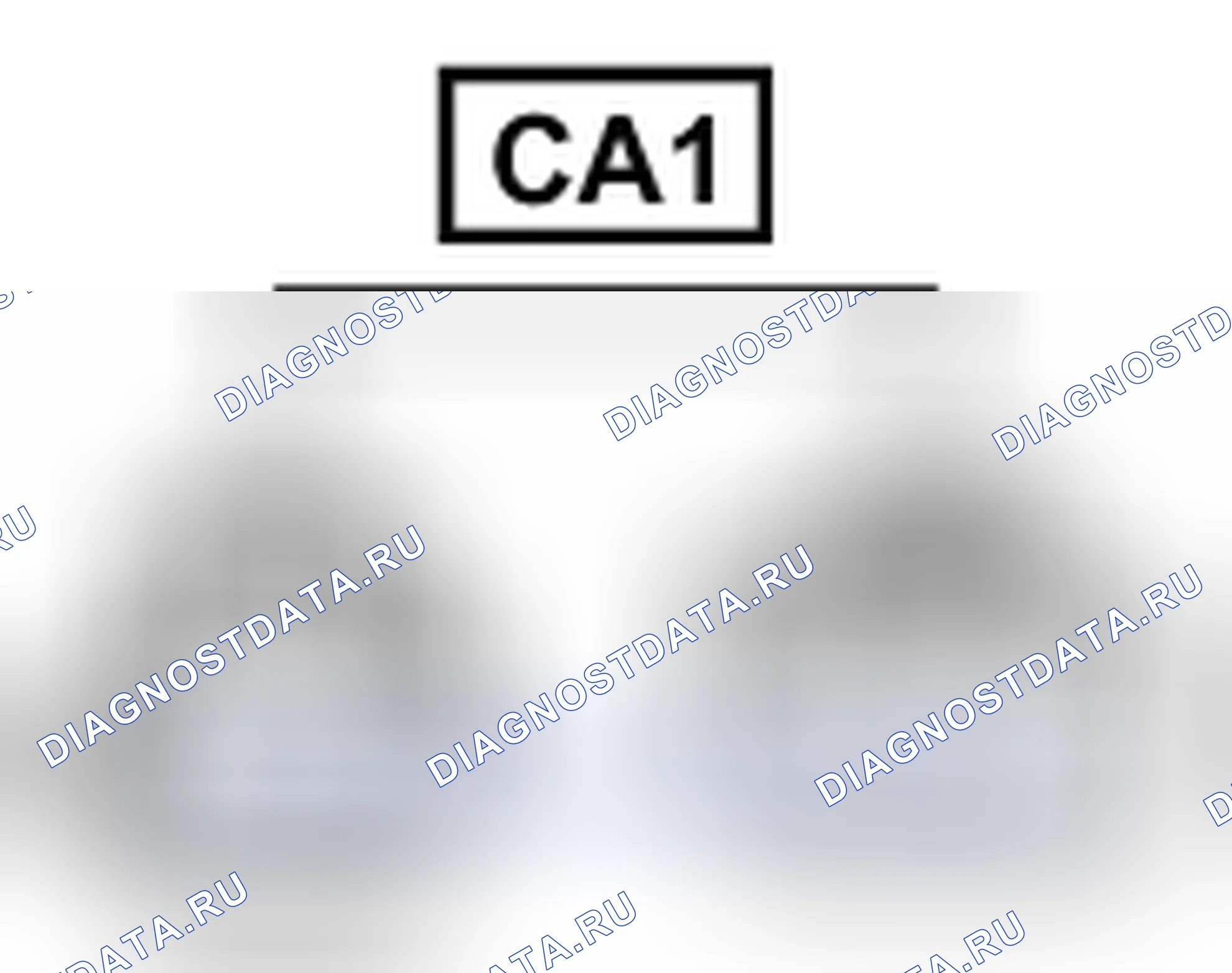 Рис. 674: Вид с торца линейного соединителя (CA1). Toyota Camry XV40