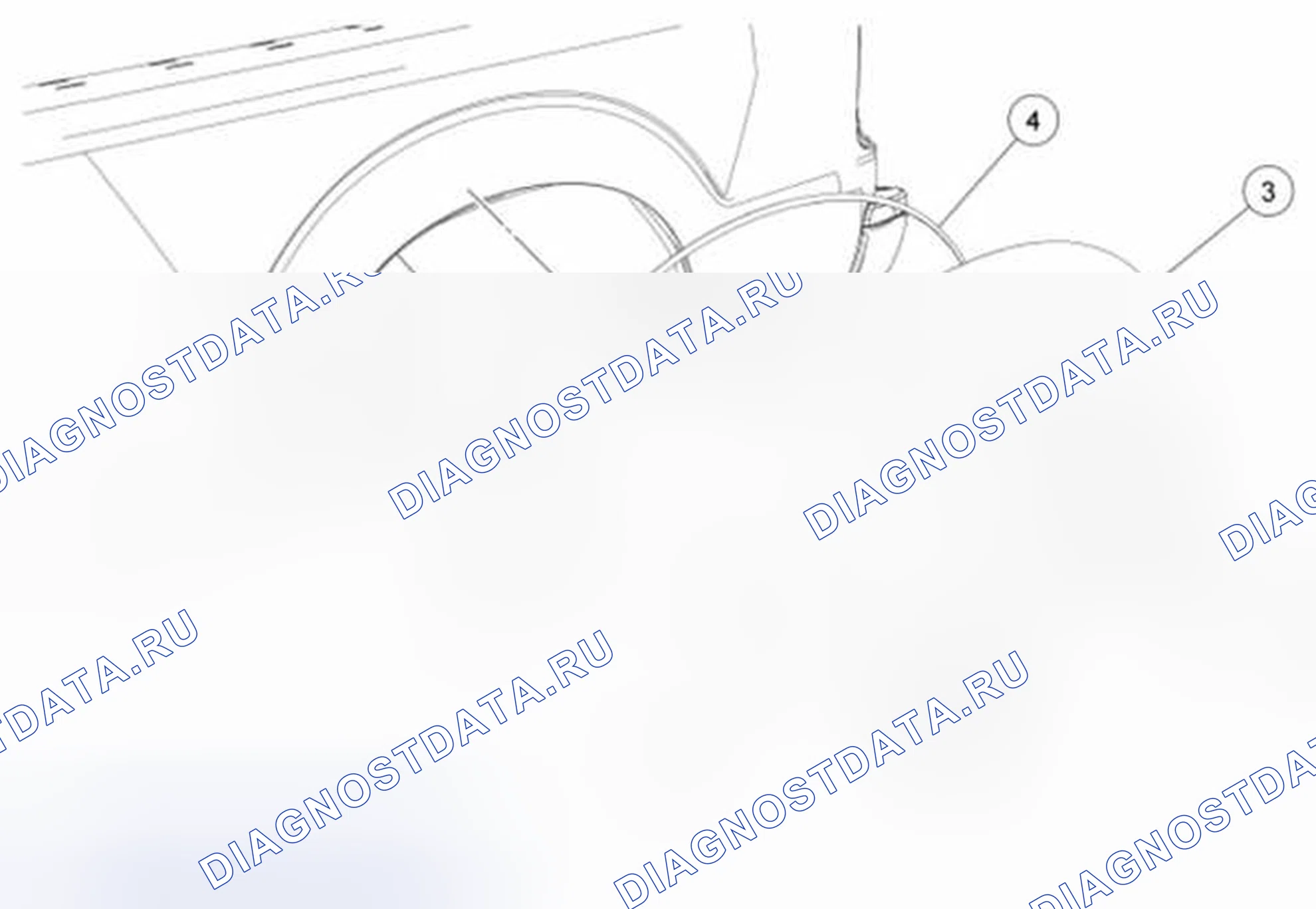 Рис. 43: Формовка крыла - задняя часть. Ford Pickup F250 Super Duty II
