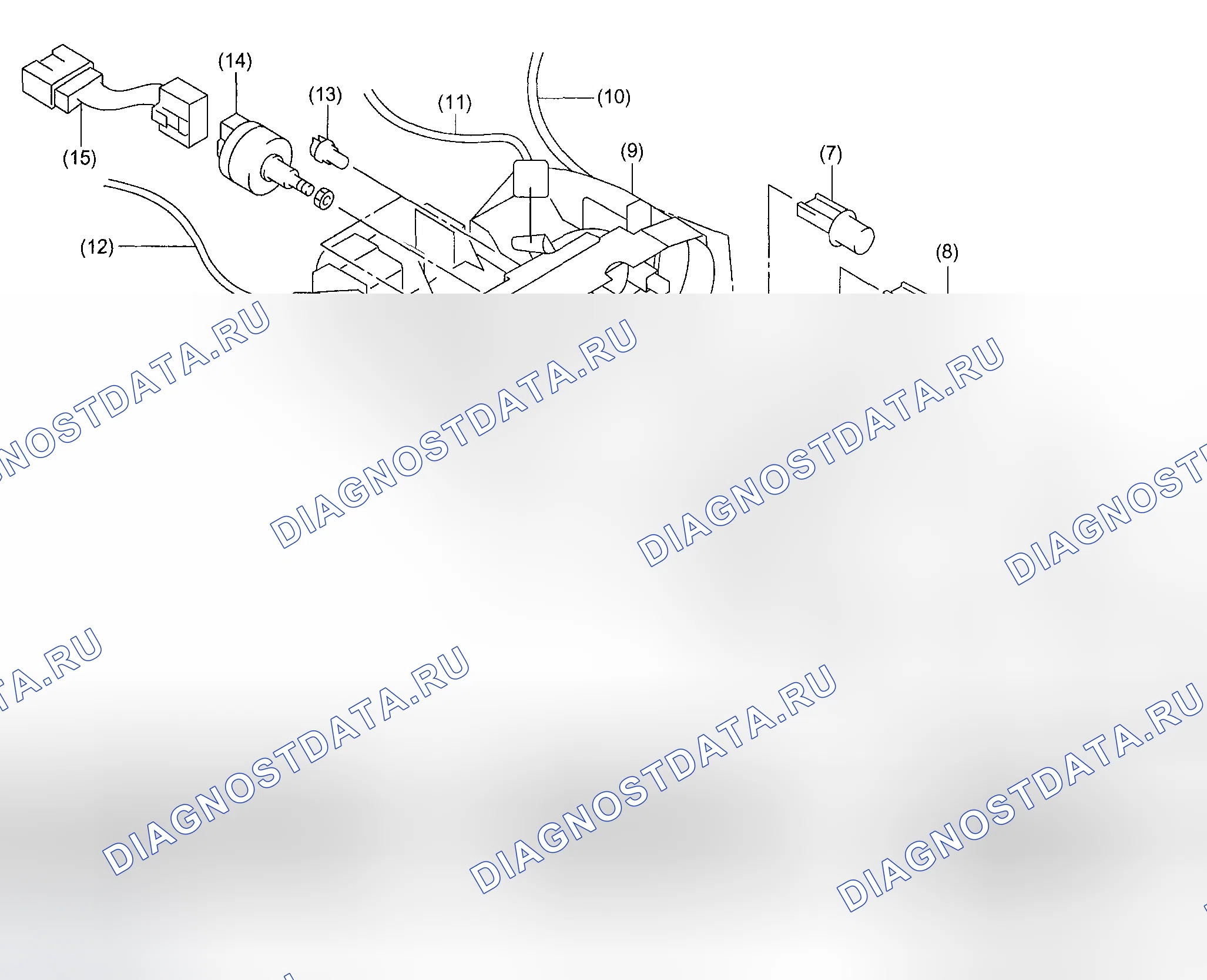 Рис. 60: БЛОК УПРАВЛЕНИЯ. Subaru Impreza WRX GD/GG рестайлинг