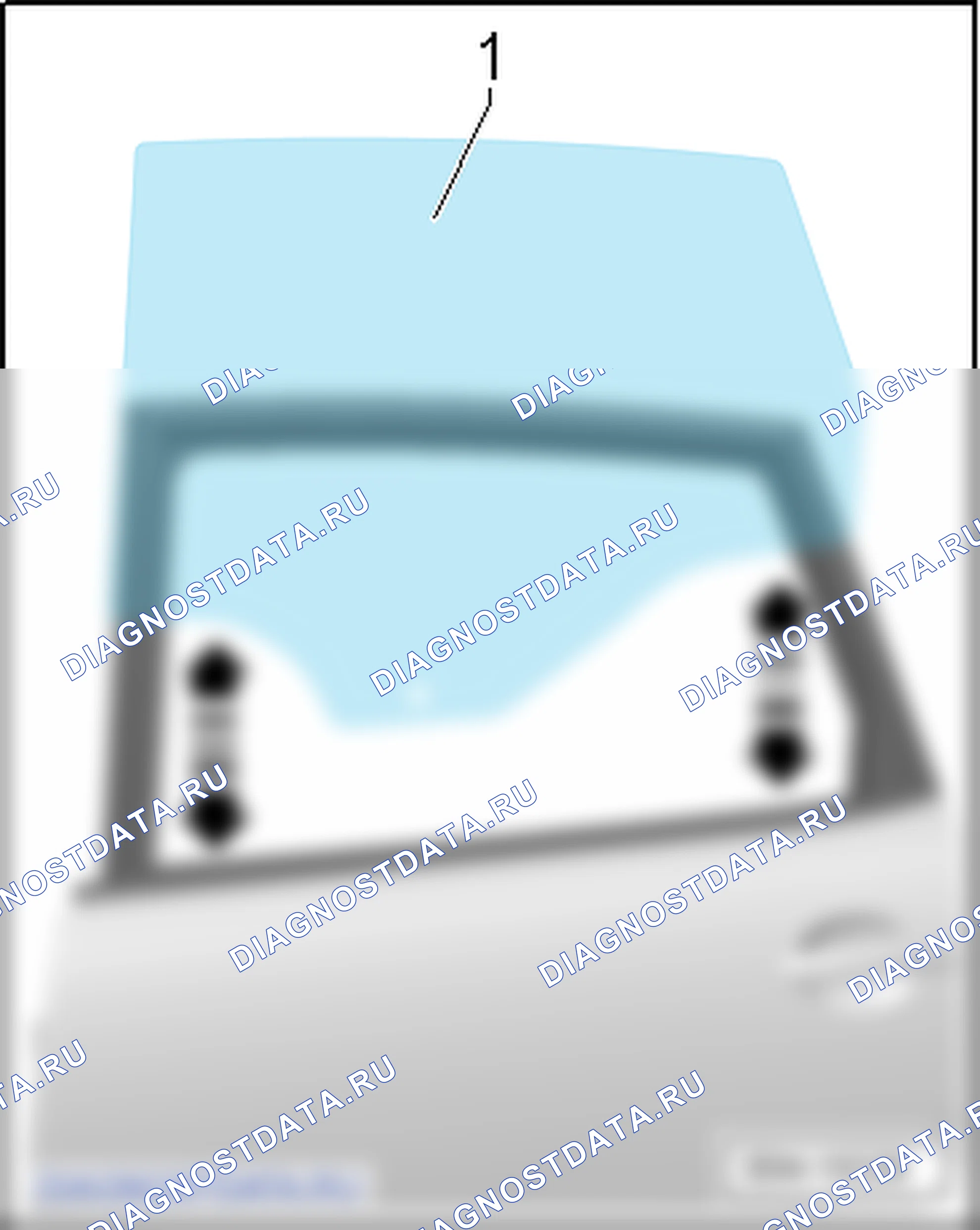 Стёкла задних дверей. SEAT Altea I