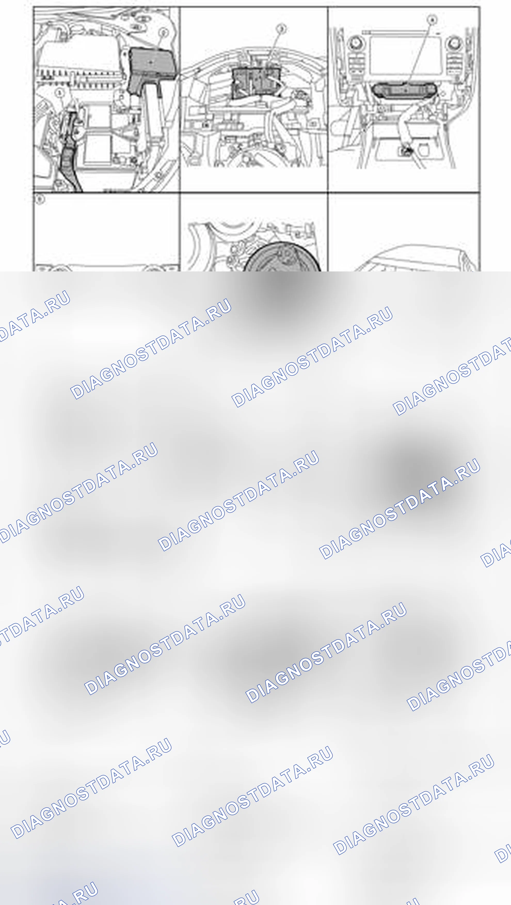 Рис. 94: Расположение компонентов. Nissan Altima L33
