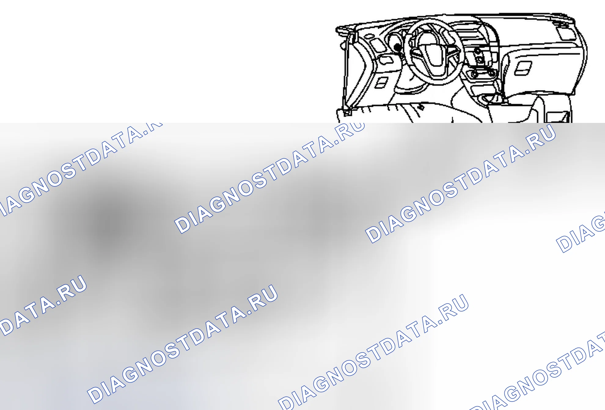 Рис. 29: Замена воздуховода на выходе из пола - левая сторона. Buick LaCrosse II