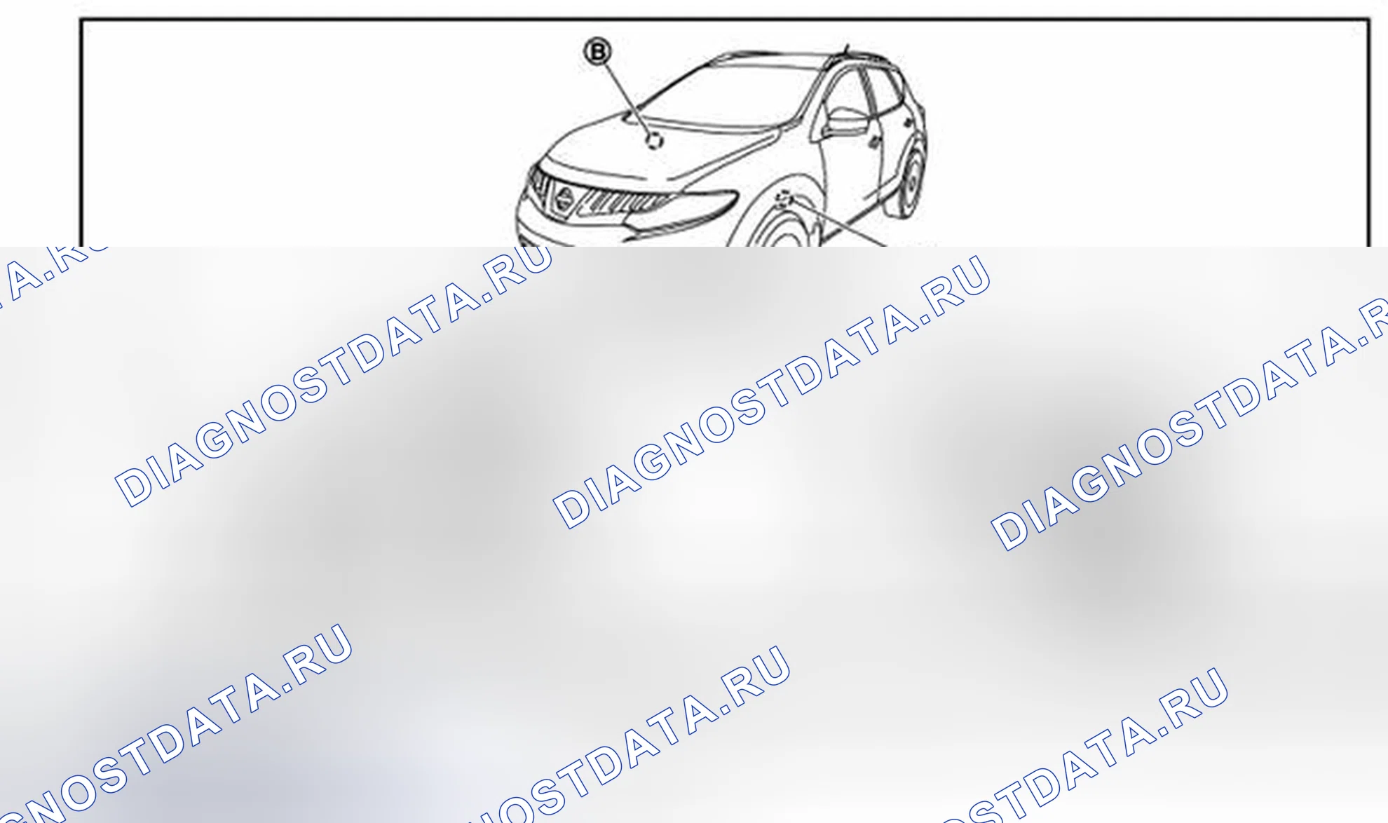 Рис. 10: Расположение компонентов. Nissan Murano Z51 рестайлинг 2