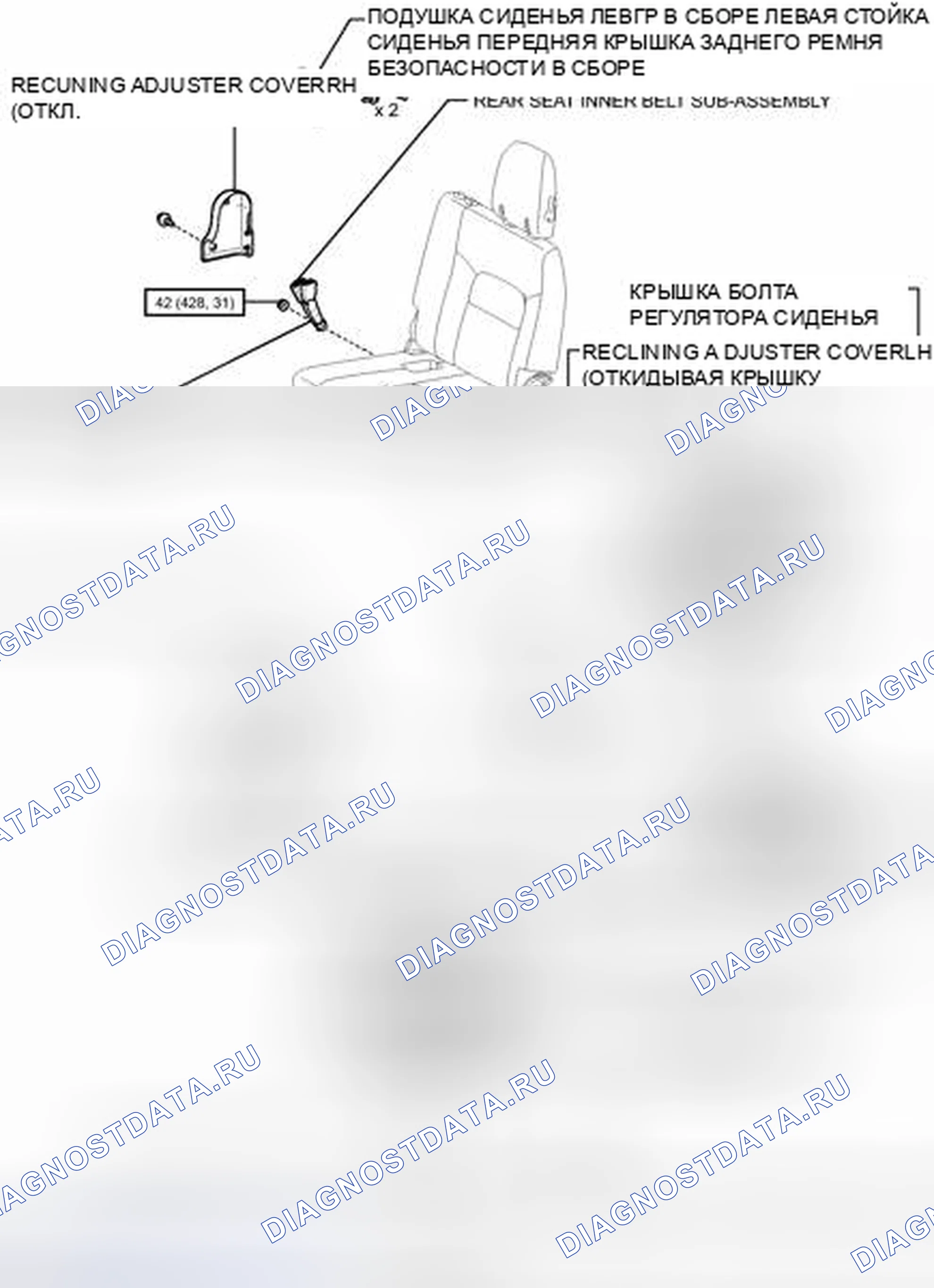 Рис. 280: ИЛЛЮСТРАЦИЯ. Toyota Land Cruiser 200 рестайлинг