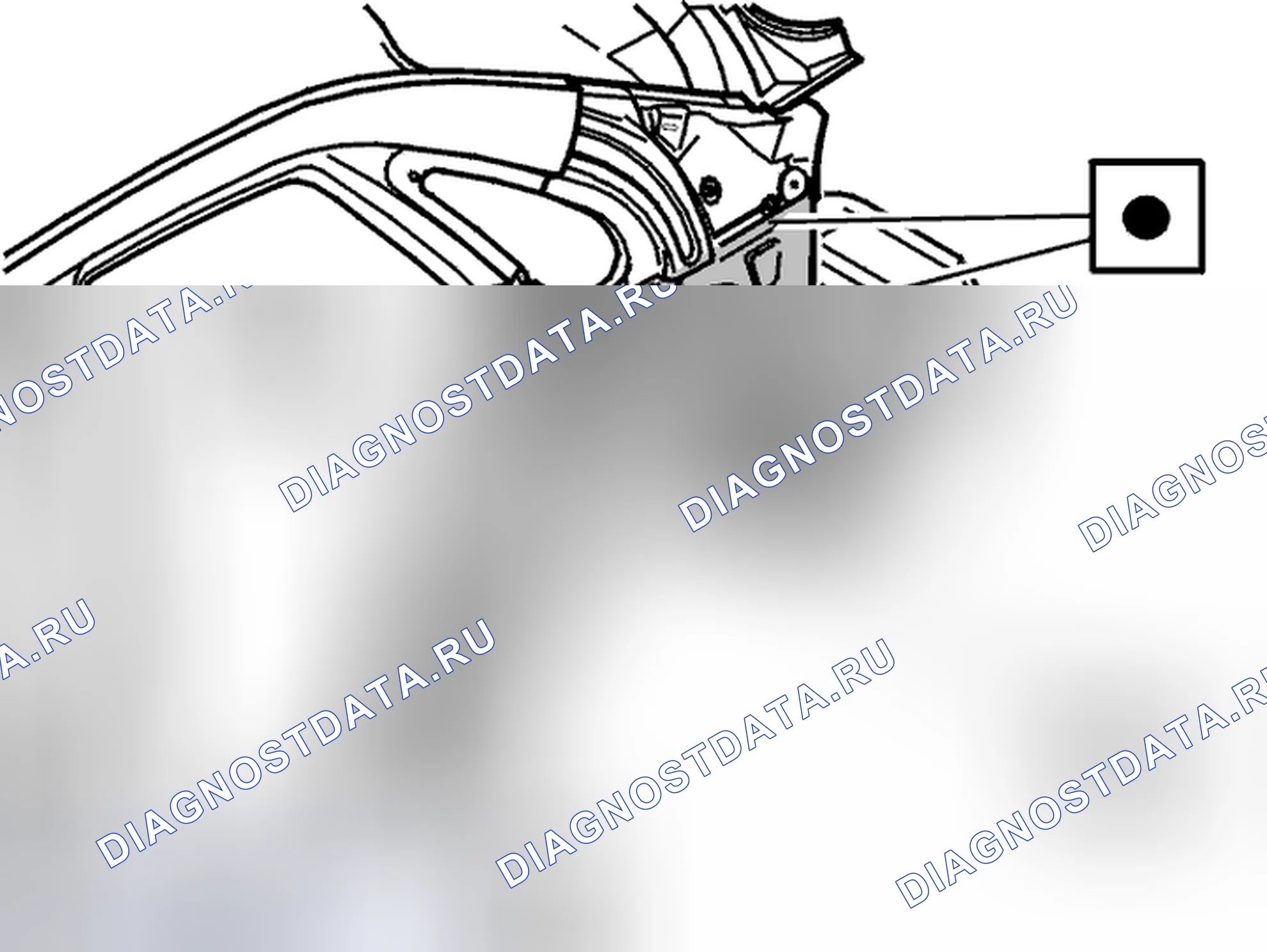Рис. 78: Внешняя колесная арка с усилением для стойки D. Volvo S40 I рестайлинг