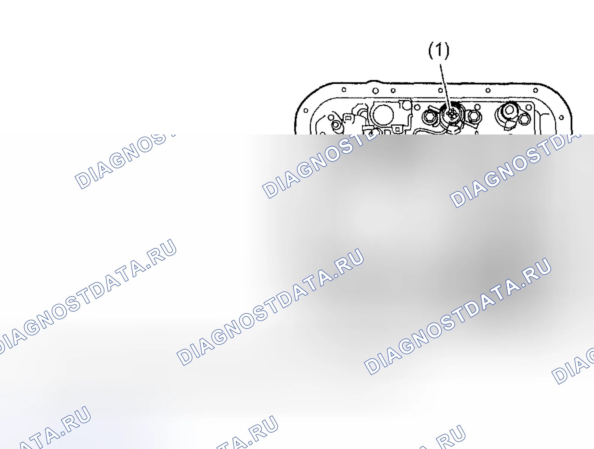 Рис. 780: СОЛЕНОИД ЛИНЕЙНОГО ДАВЛЕНИЯ. Subaru Impreza GD/GC/GG рестайлинг