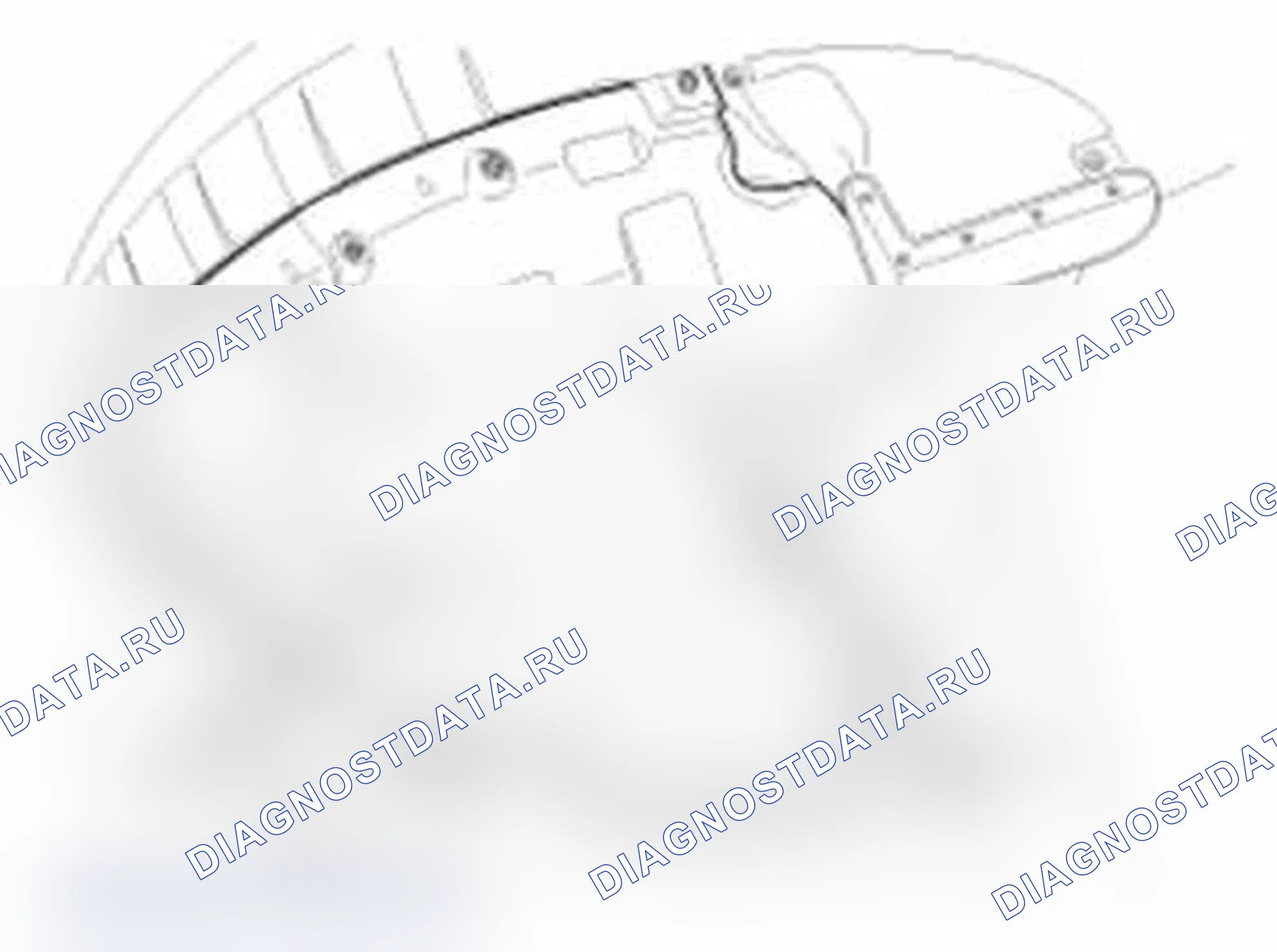 Рис. 7: Демонтаж. Hyundai Santa Fe II рестайлинг