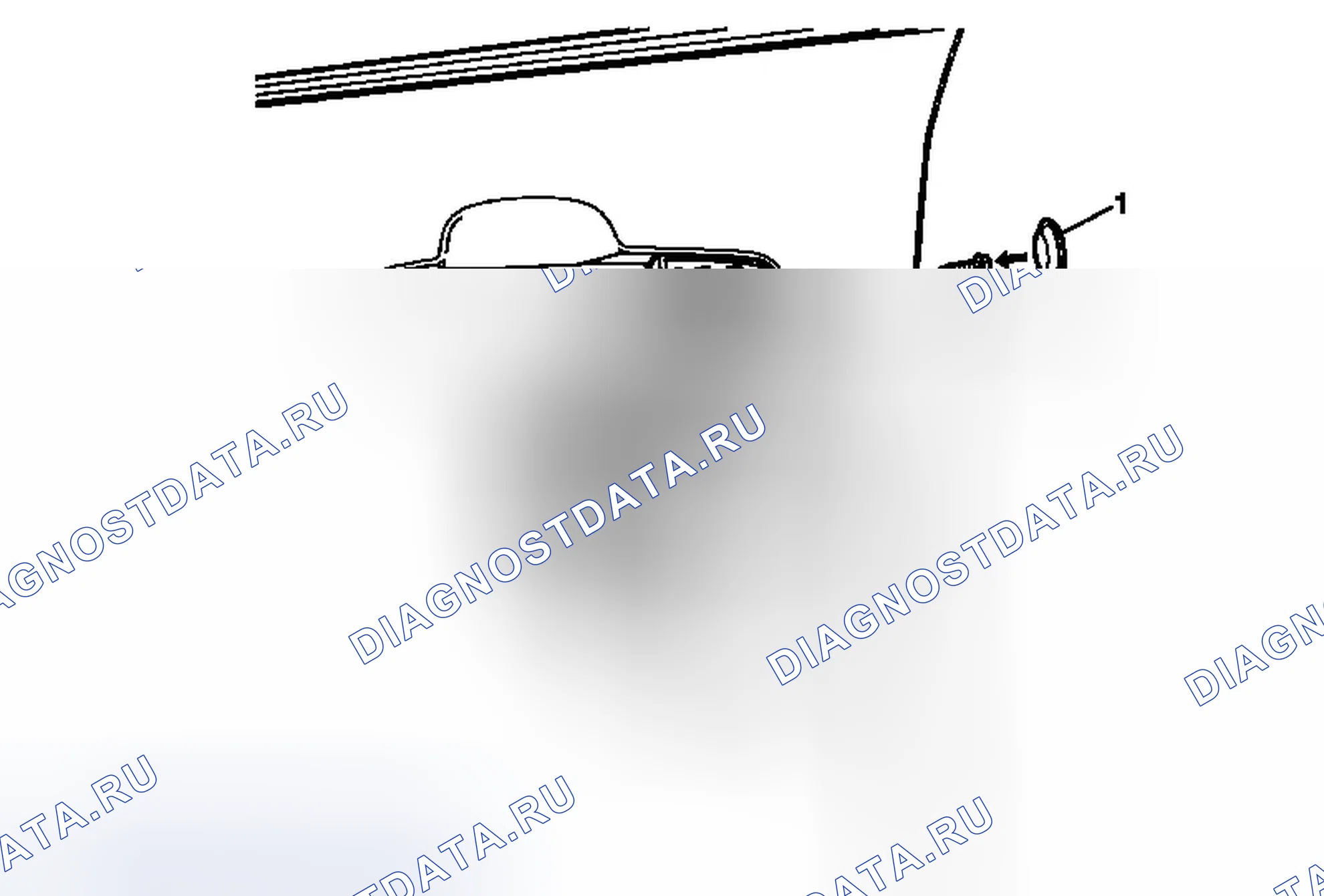 Рис. 18: Замена крышки цилиндра открывания замка задней стороны двери. Chevrolet Equinox II