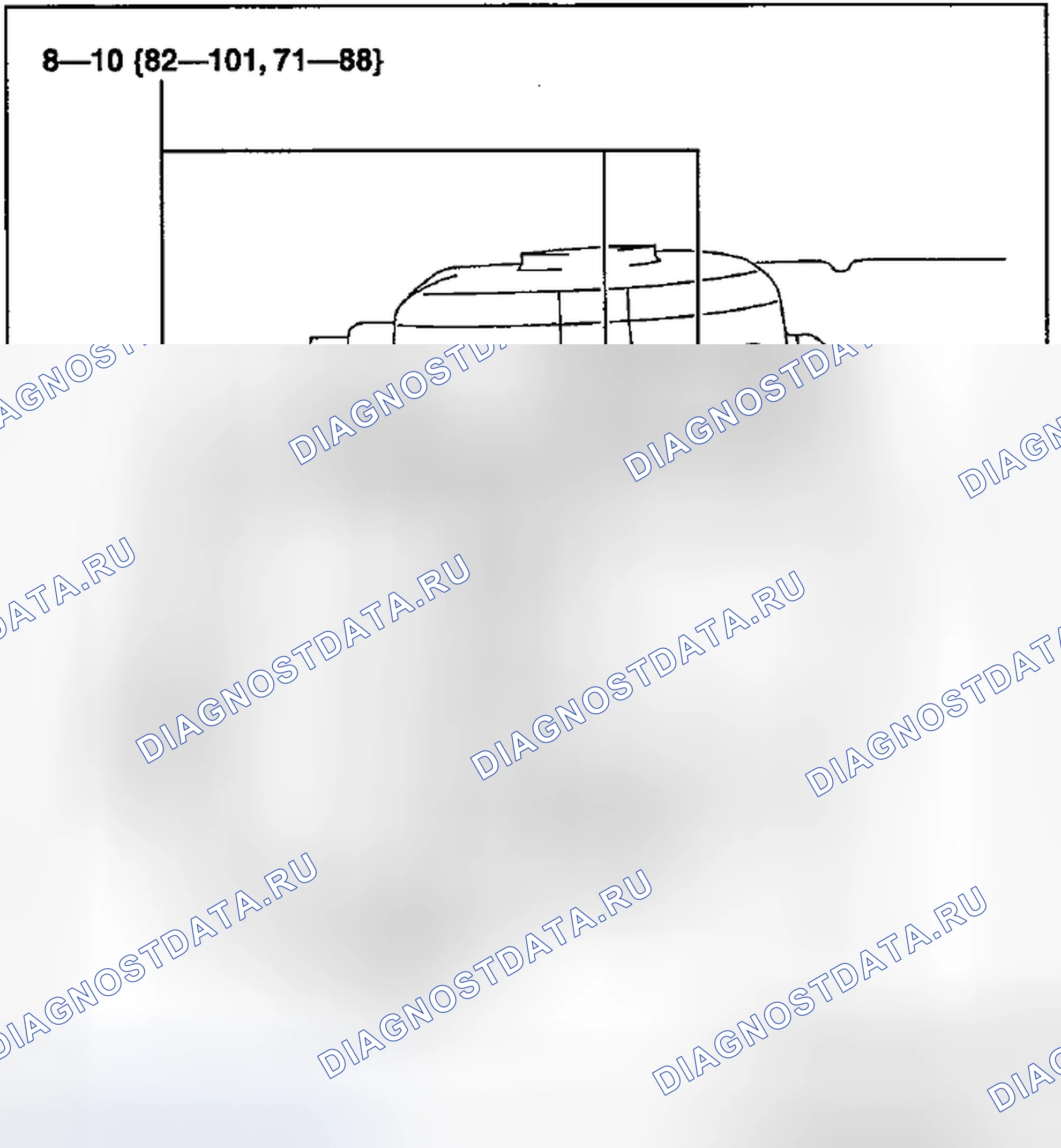 Рис. 33: ДЕМОНТАЖ / МОНТАЖ МУП [Mzi-3.7]. Mazda CX-9 I рестайлинг