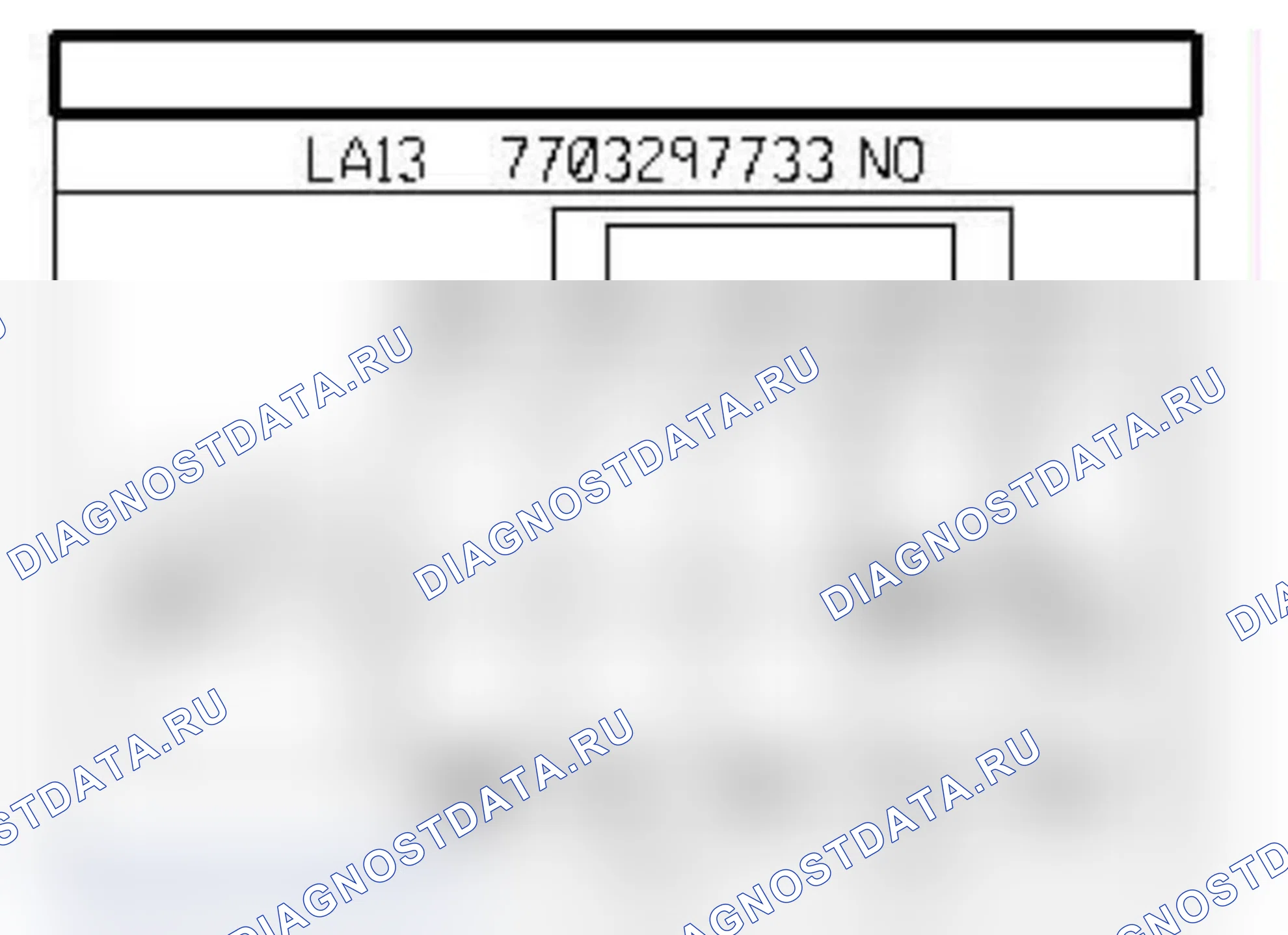 Распиновка разъёма R13 — Раз. элпров. лев. задн. части куз./лев.задн. двери. Renault Kangoo II