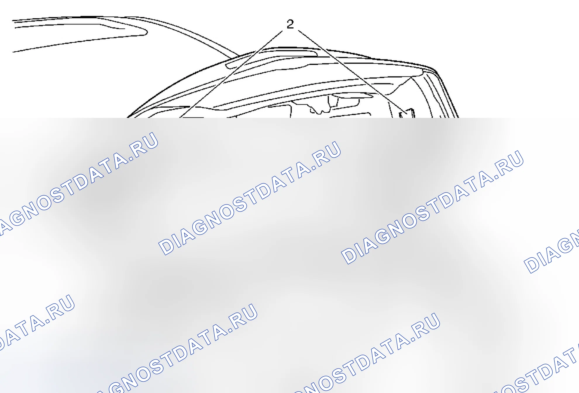 Рис. 35: Регулировка крышки заднего отсека. Buick Regal V