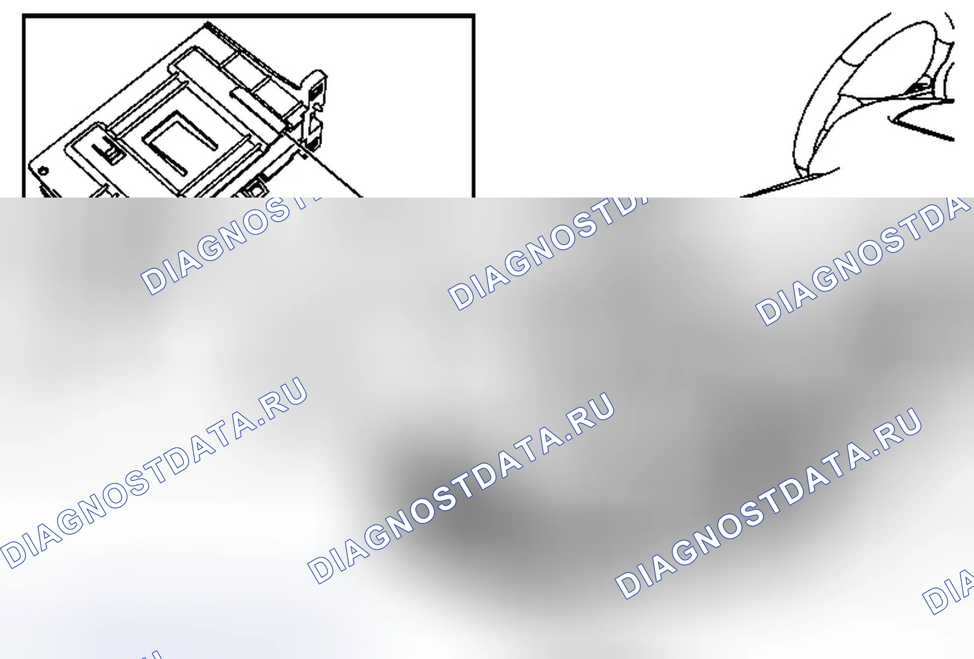 Рис. 32: Замена батареи модуля интерфейса связи. Chevrolet Cruze I рестайлинг