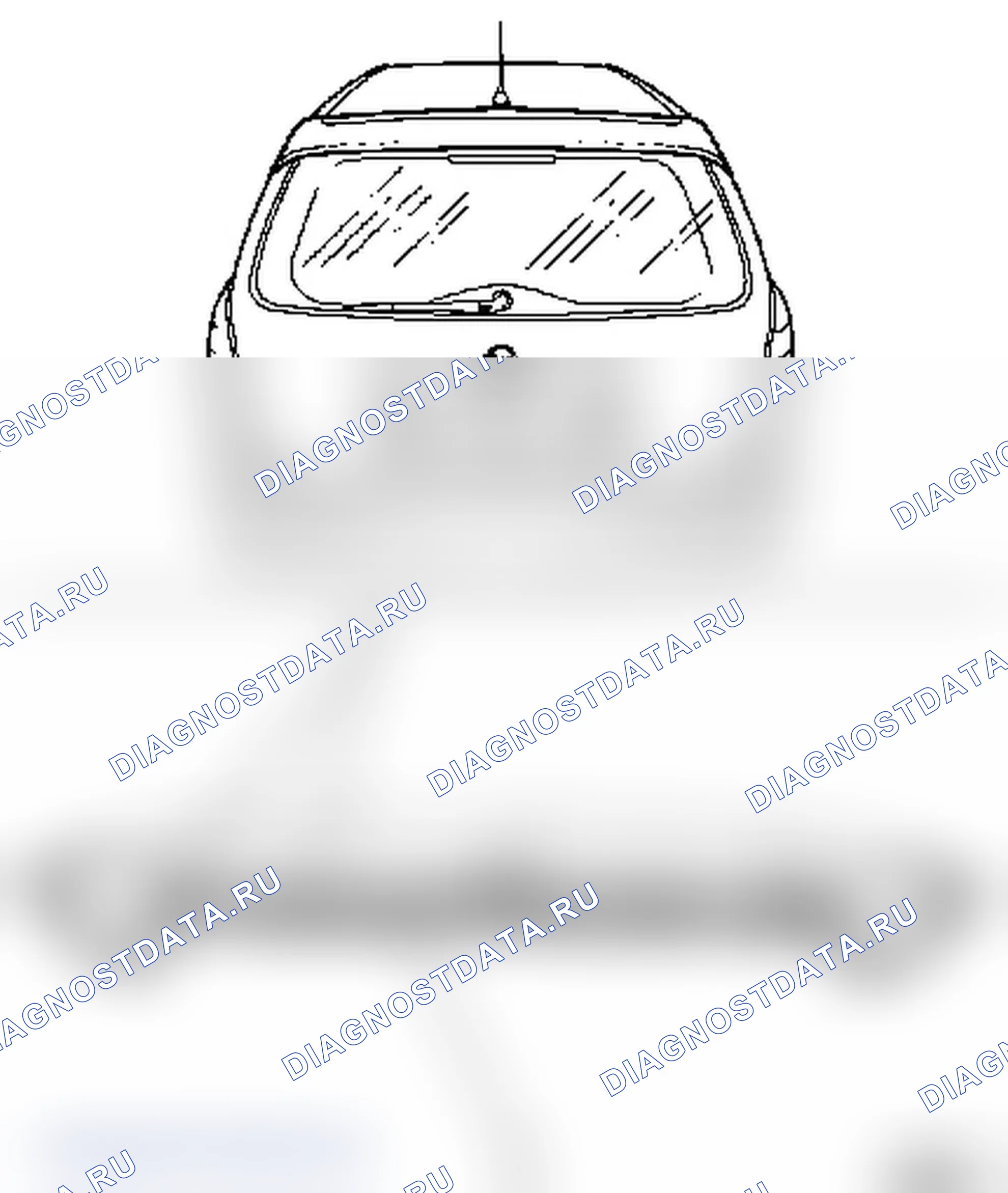 Замена заднего спойлера (модель F 35: OPC/Sport). Opel Astra G