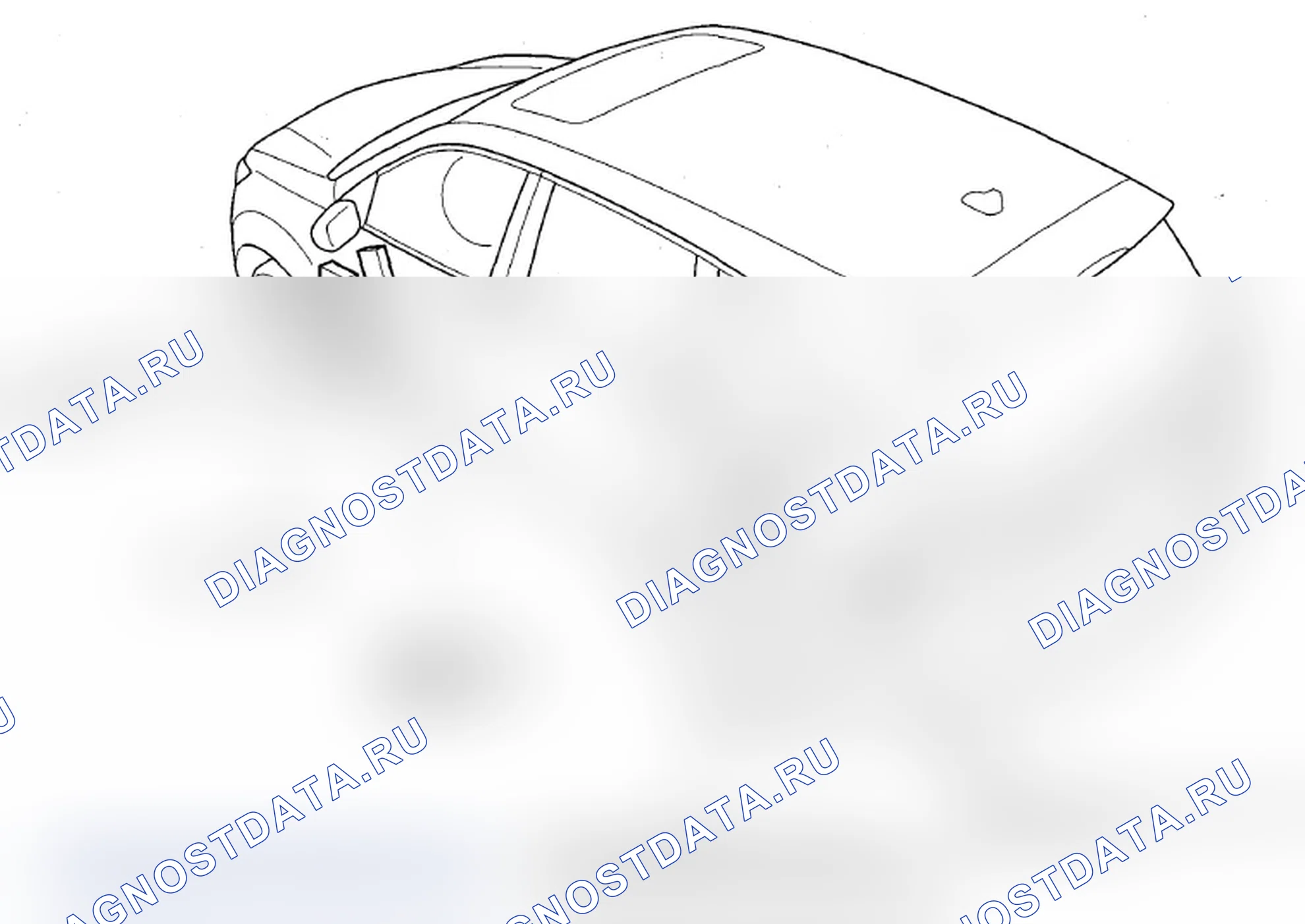 Рис. 325: Указатель расположения компонентов. Acura MDX II рестайлинг