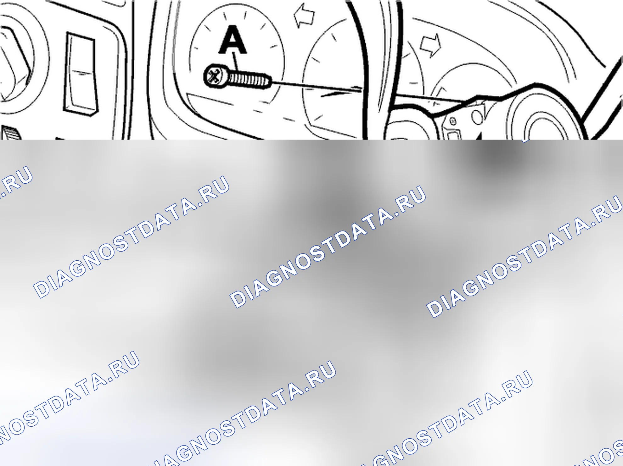 Рис. 218: Установка выключателя. Volvo S40 I рестайлинг