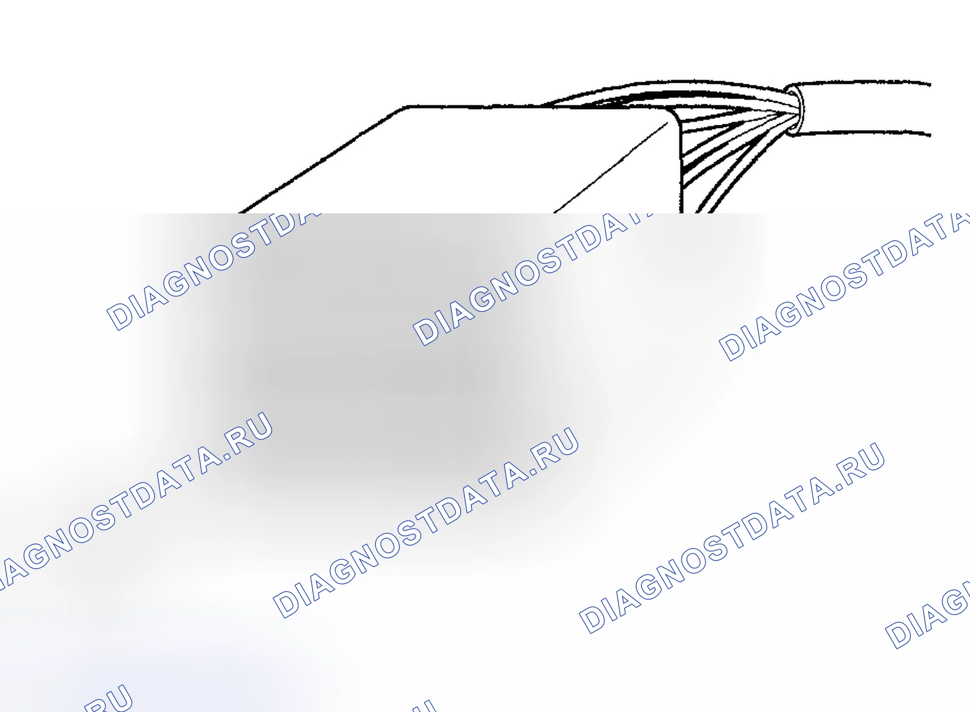Рис. 775: Боковой разъем переключателя ингибитора. Subaru Impreza GD/GC/GG рестайлинг