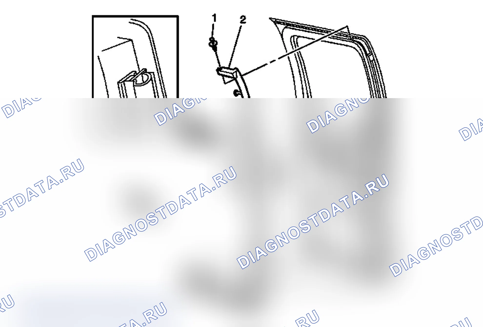 Рис. 10: Замена промежуточной боковой двери. Chevrolet Express G1500 