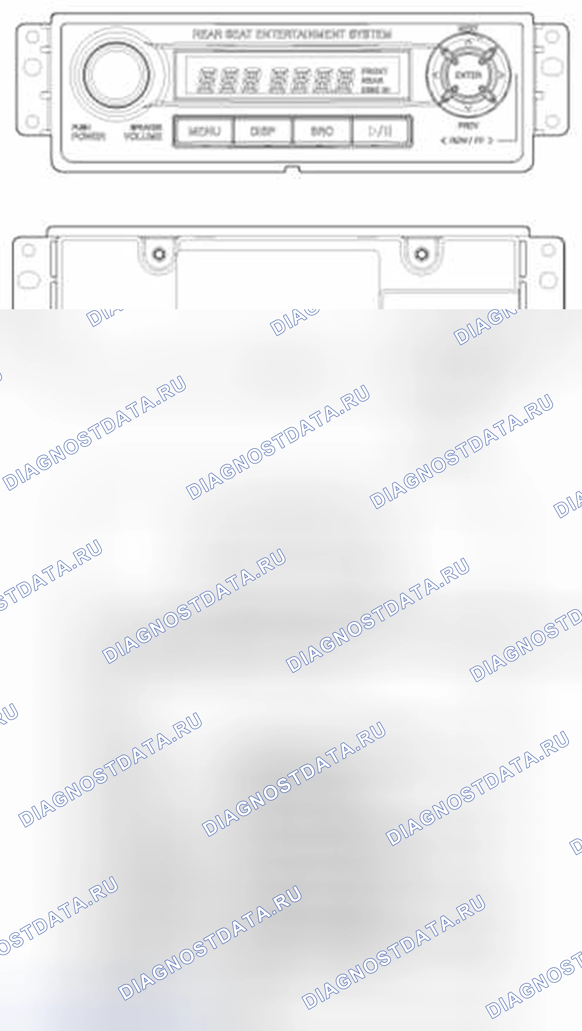 Рис. 56: Блок тримплейтов RSE. Hyundai Veracruz I