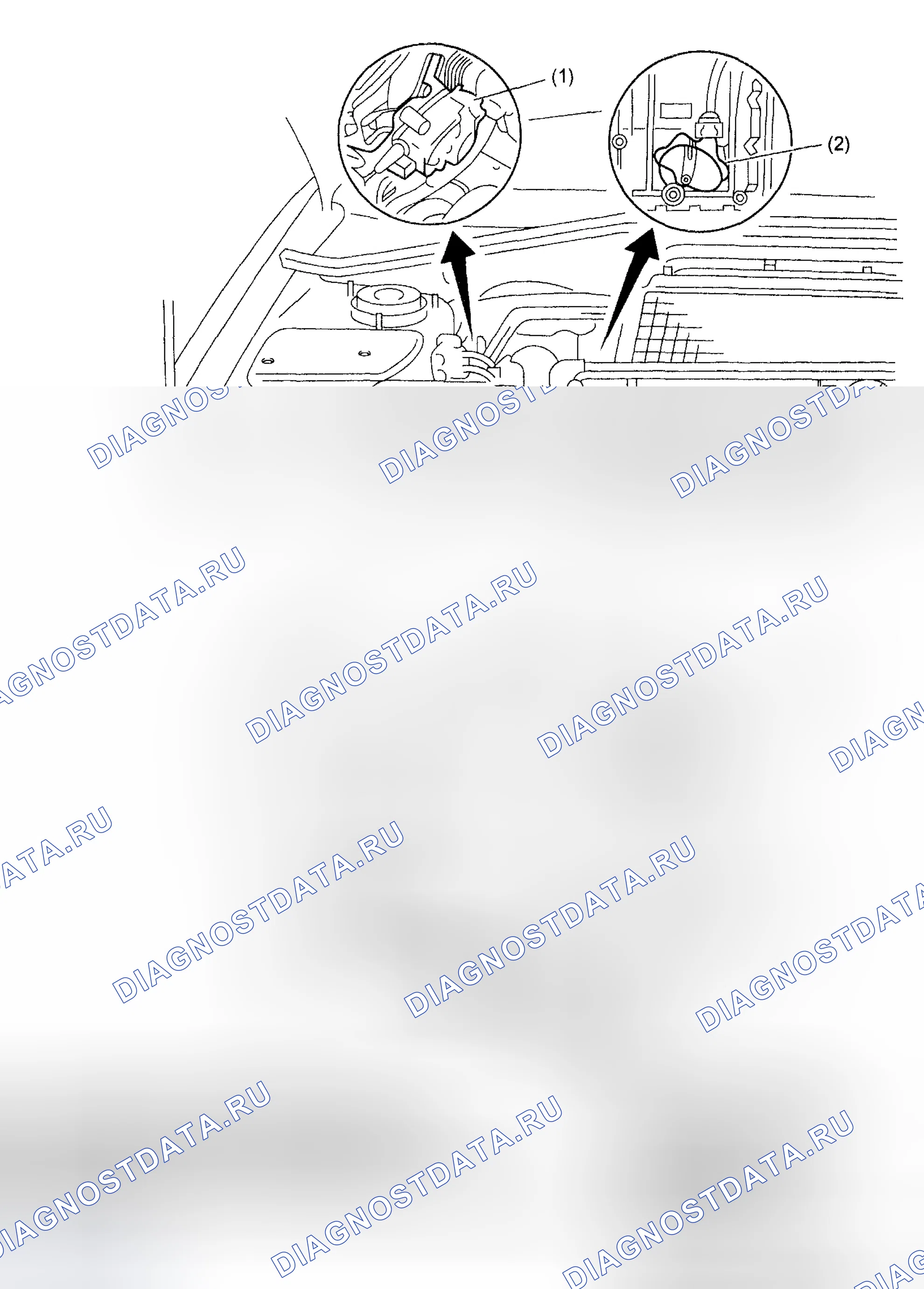 Рис. 68: РАСПОЛОЖЕНИЕ КОМПОНЕНТОВ. Subaru Impreza WRX GD/GG рестайлинг