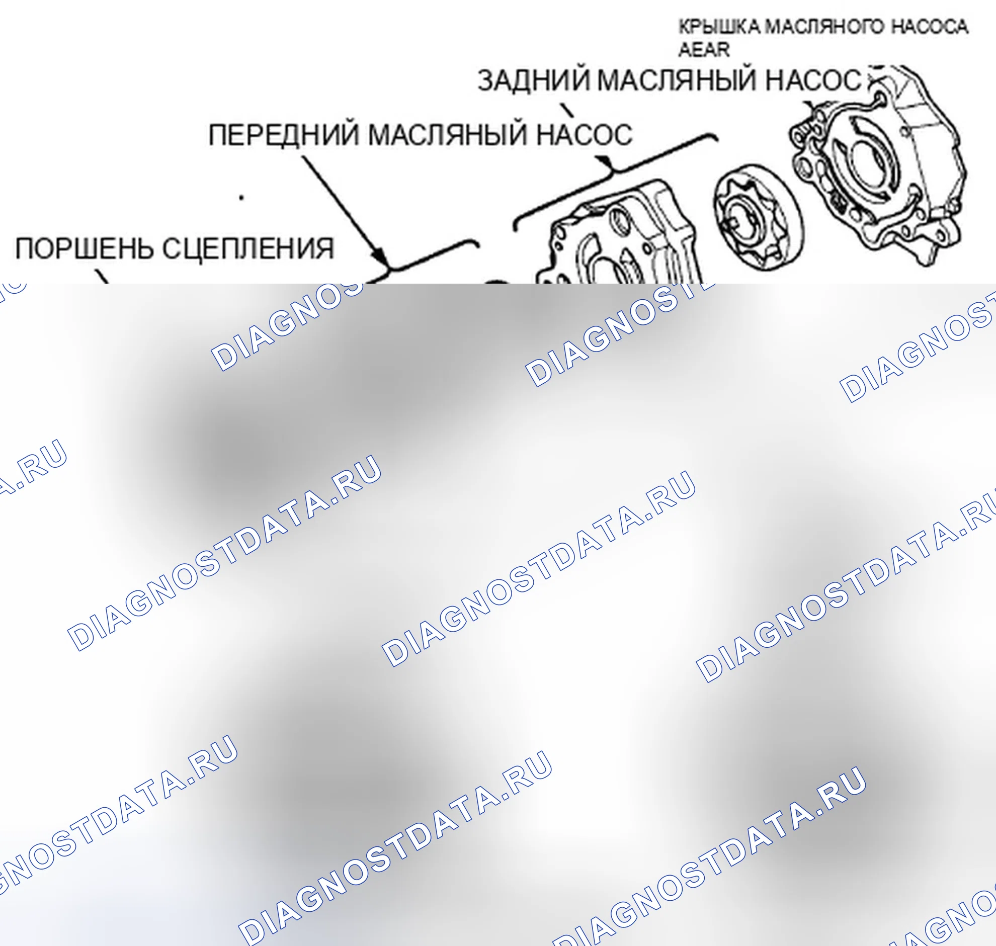 Рис. 56: Корпус насоса в сборе. Honda CR-V III рестайлинг
