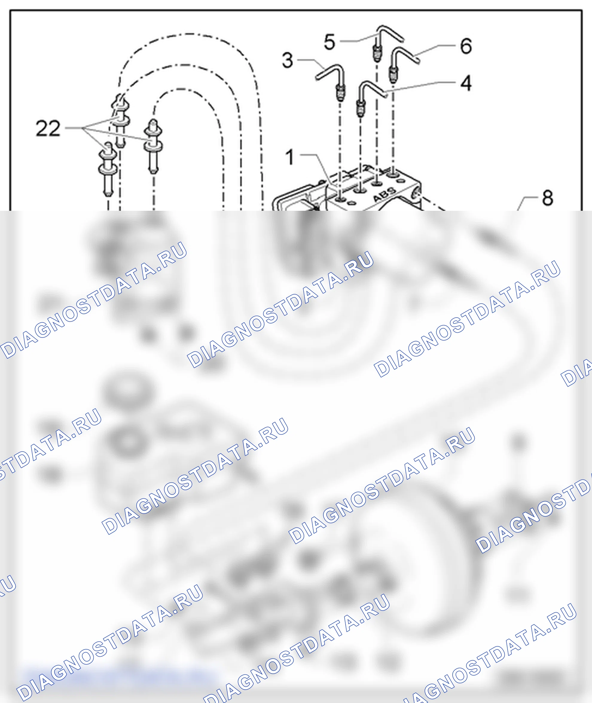 Блок управления и гидроустановка. SEAT Ibiza IV