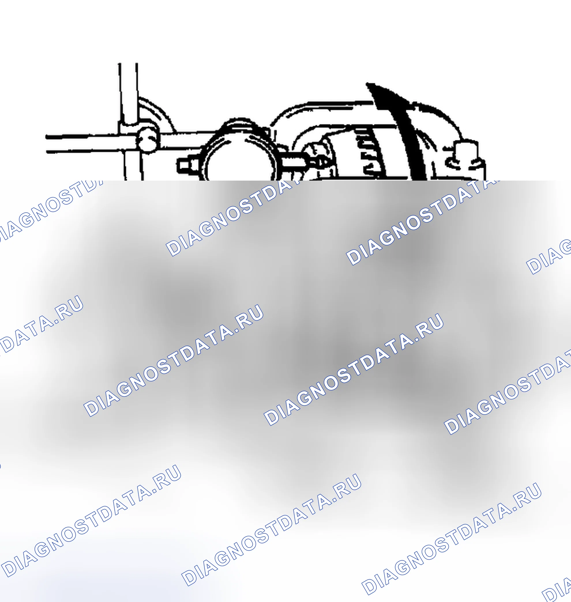 Рис. 233: Шаг 4 - Проверка биения зубчатого венца. Toyota Tacoma I рестайлинг