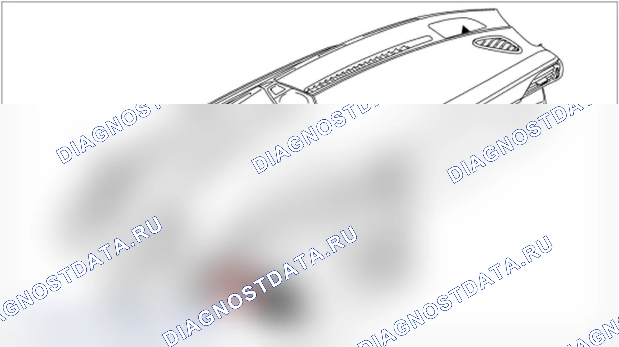Рис. 1: Монтажное положение. Porsche Cayman S 987