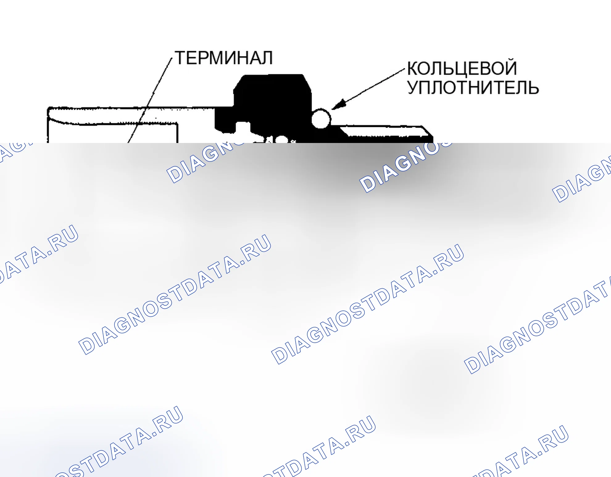 Рис. 34: Датчик температуры всасываемого воздуха (температура впускного воздуха). Honda Pilot I