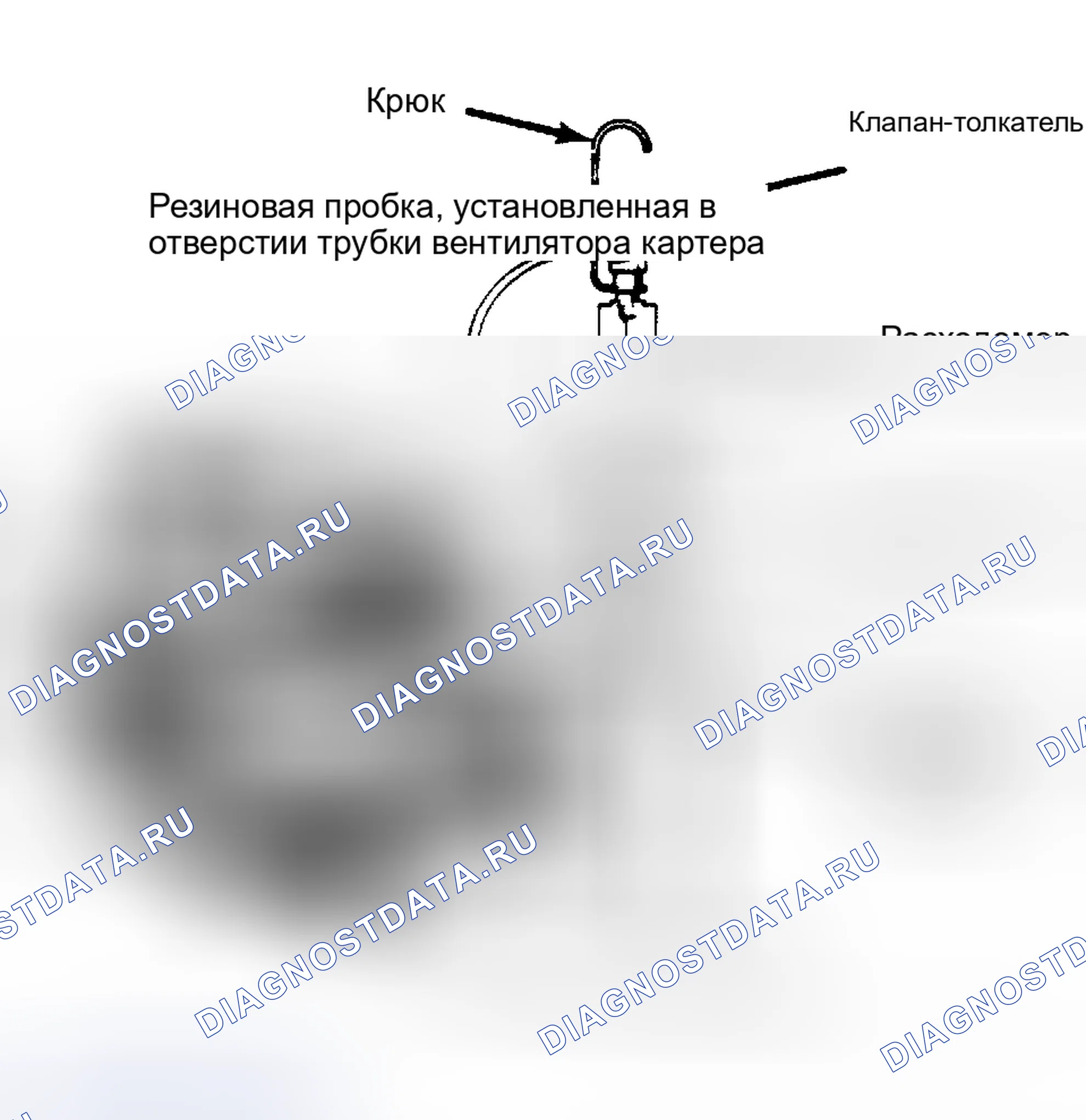 Рис. 31: Установка расходомера обогащения пропана на холостом ходу. Chevrolet Impala VI