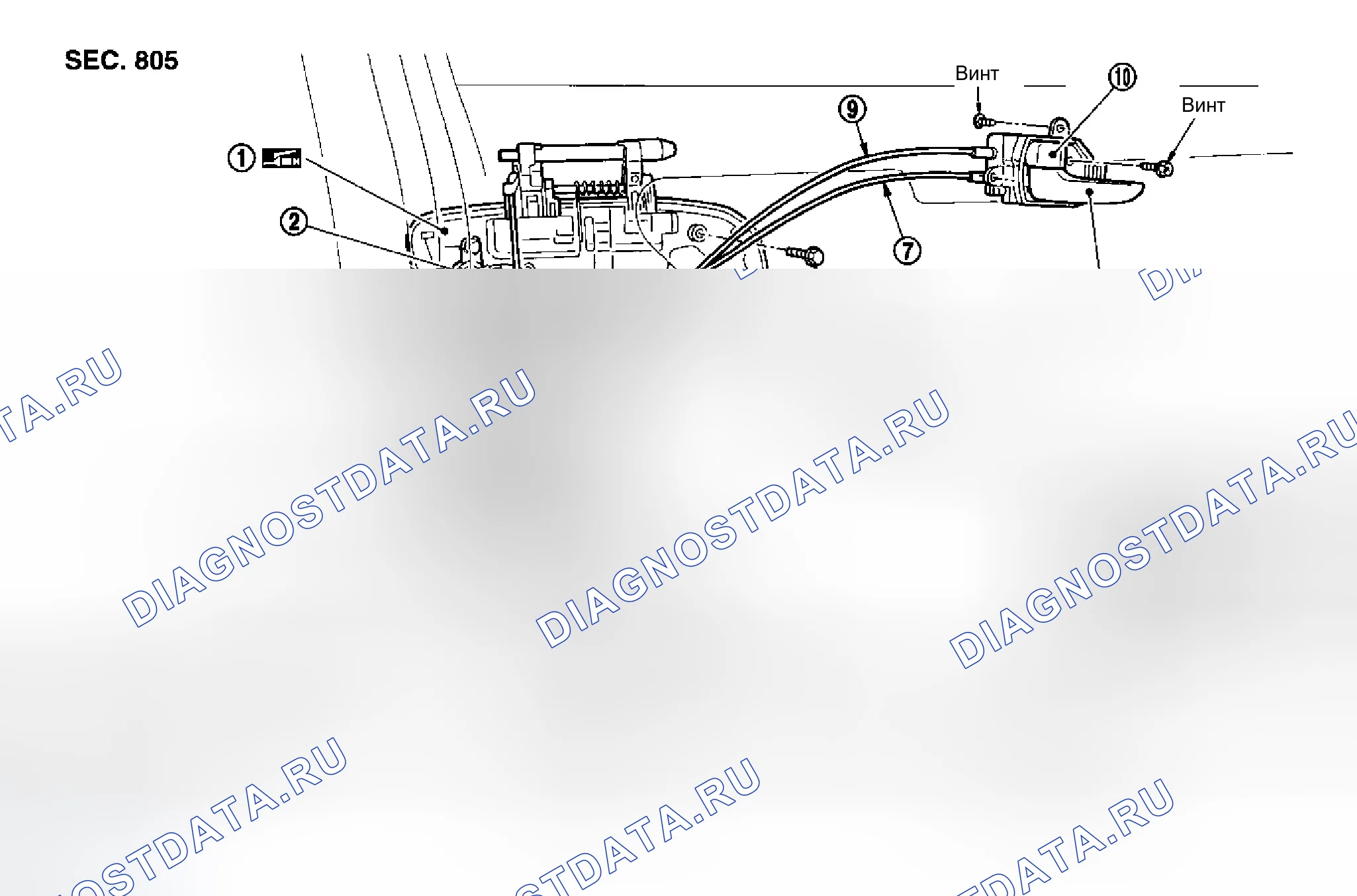 Рис. 184: Компонентная структура. Infiniti Q45 III