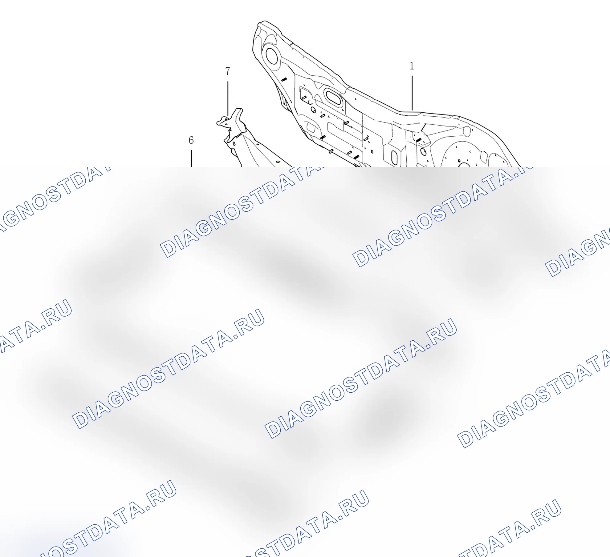 Передняя граница — Haval M6. Haval M6 I
