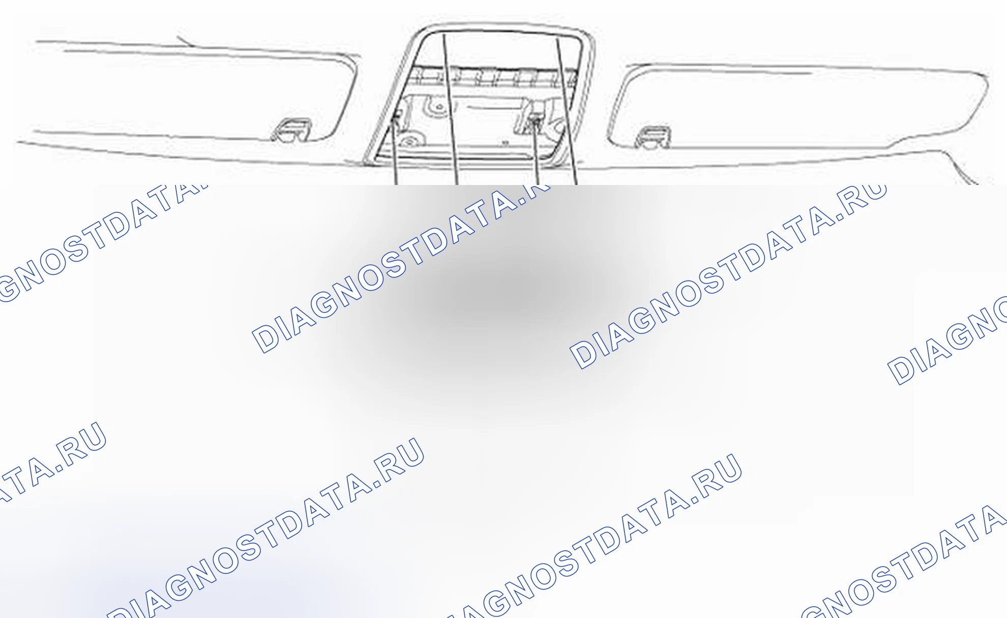Рис. 17: Замена консоли крыши (рама). Kia Picanto III рестайлинг