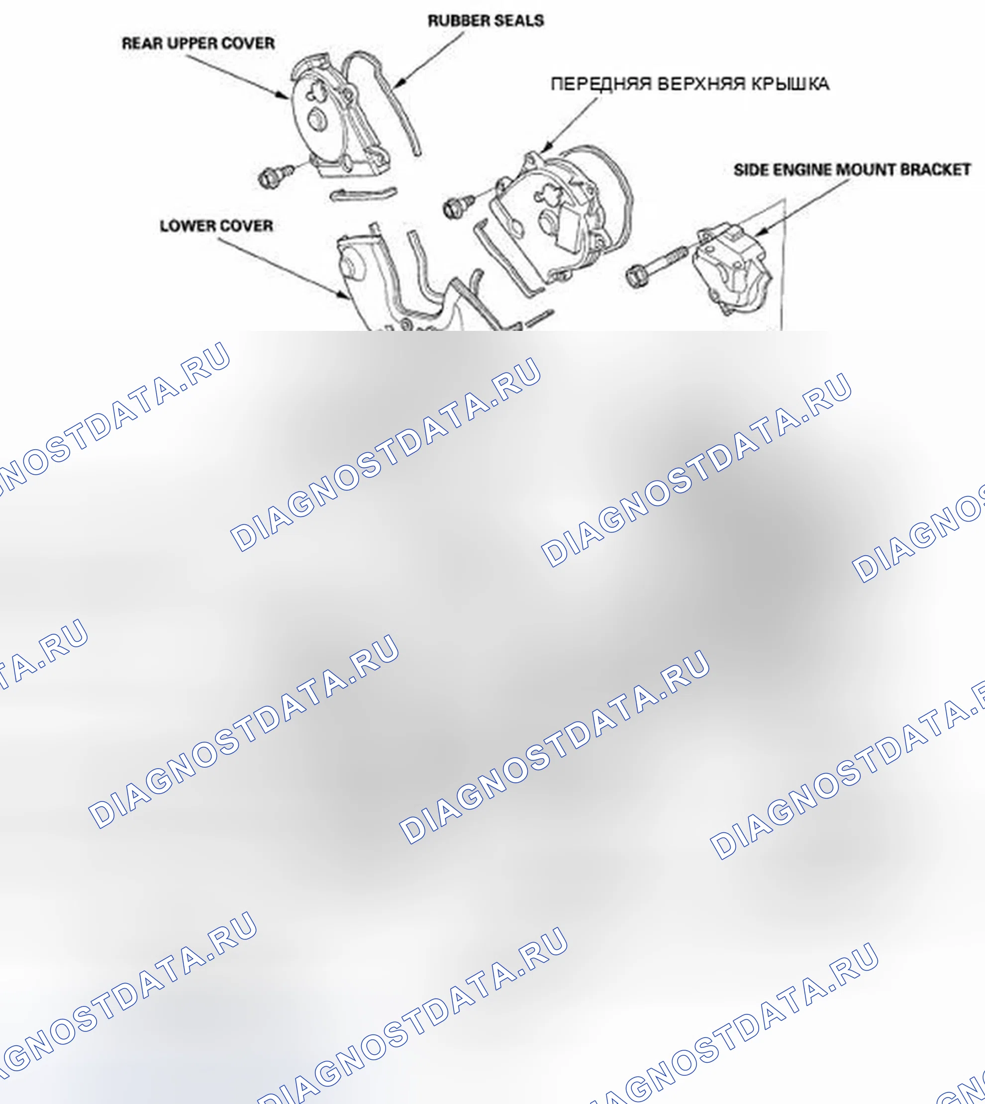 Рис. 313: Индекс расположения компонентов. Honda Odyssey IV