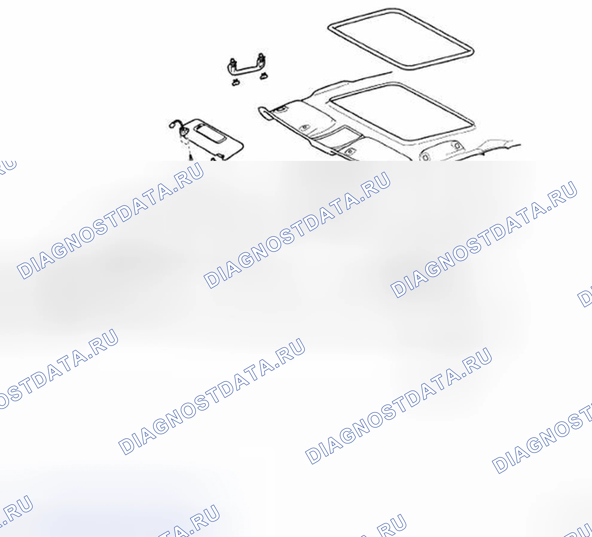 Рис. 23: КОМПОНЕНТЫ. Toyota Avalon XX30 рестайлинг