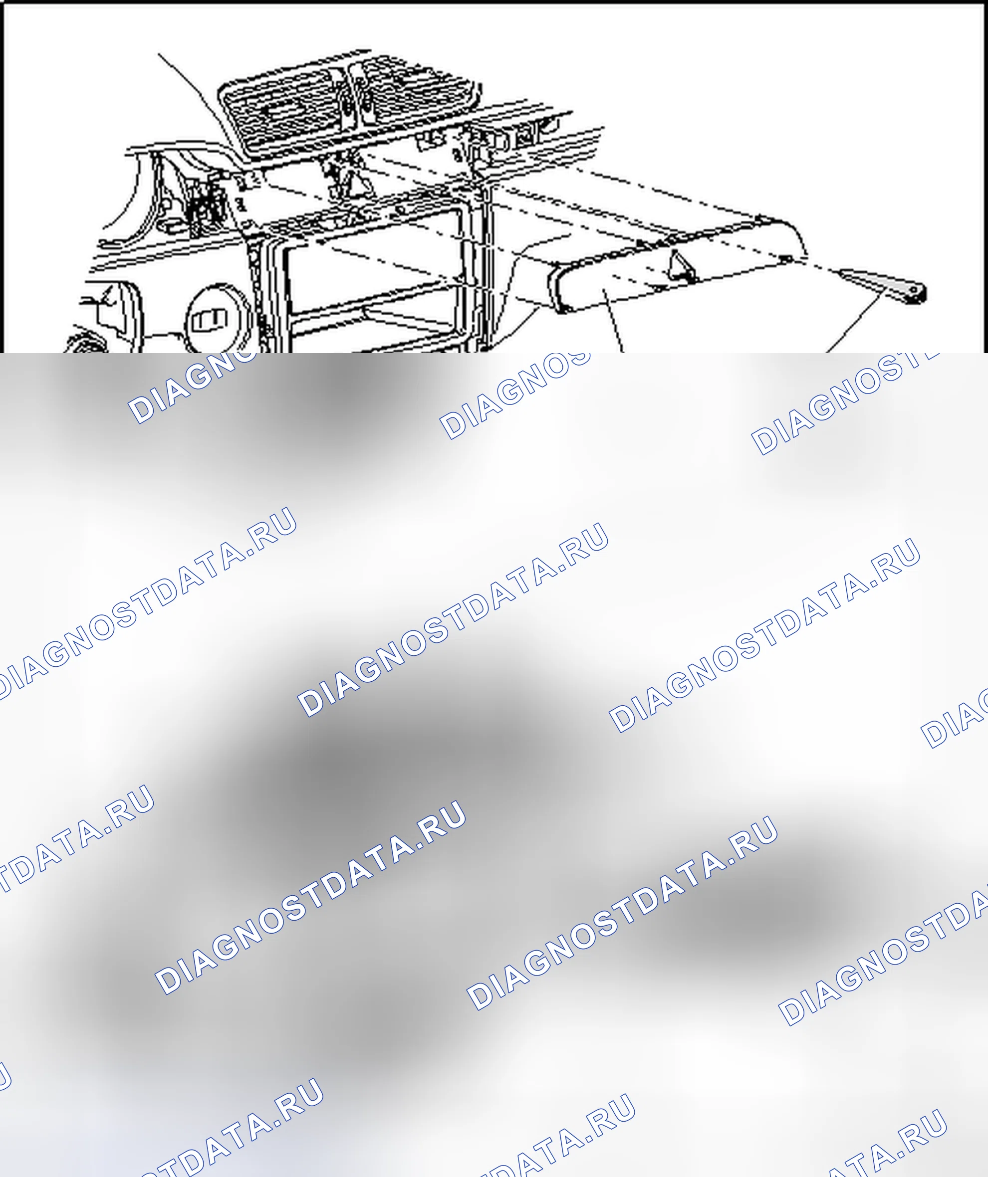 Рис. 96: ДЕРЖАТЕЛЬ КРЫШКИ. Volkswagen Passat B6