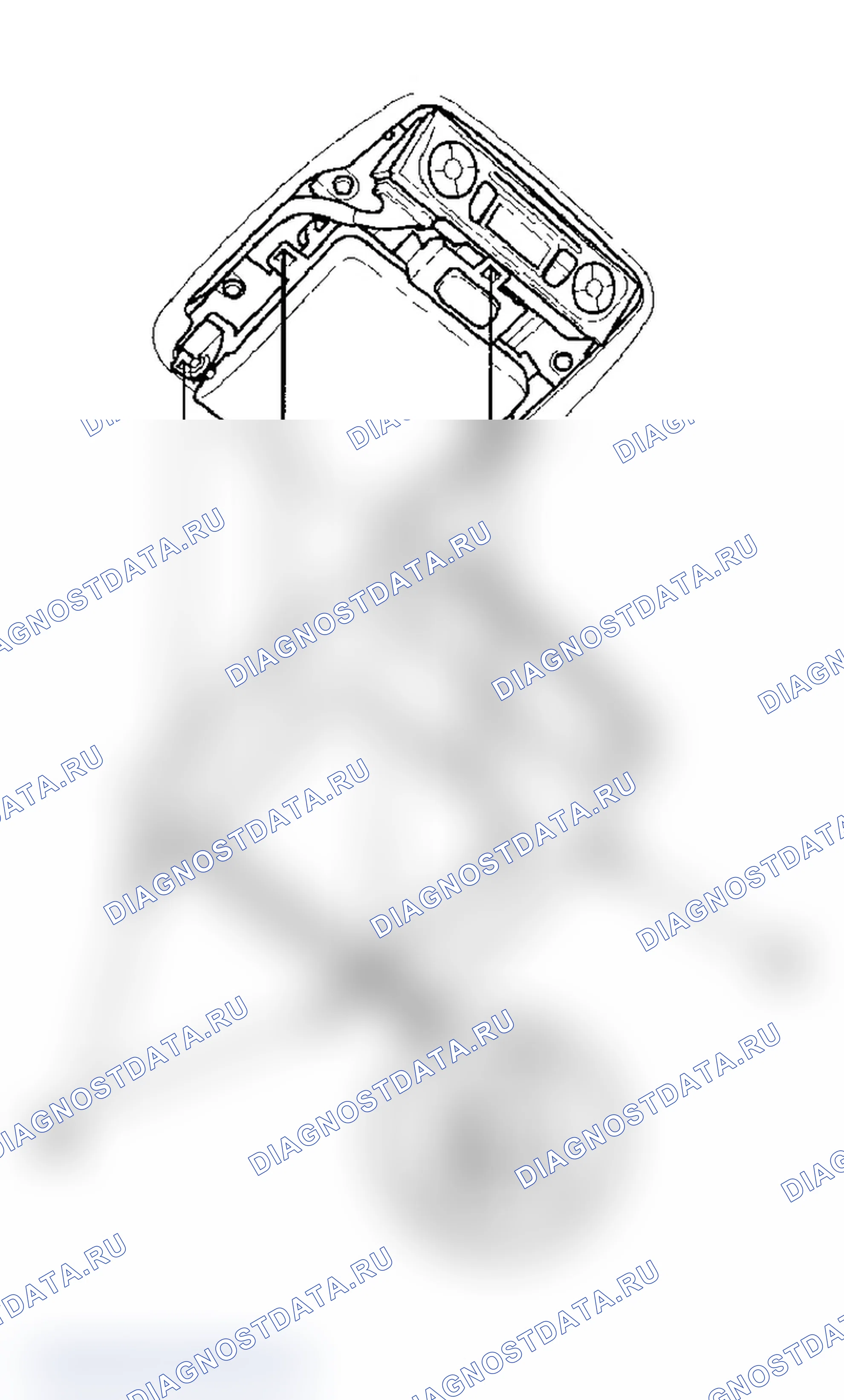 Рис. 117: Задний контроллер и снятие/установка экрана. Acura MDX I