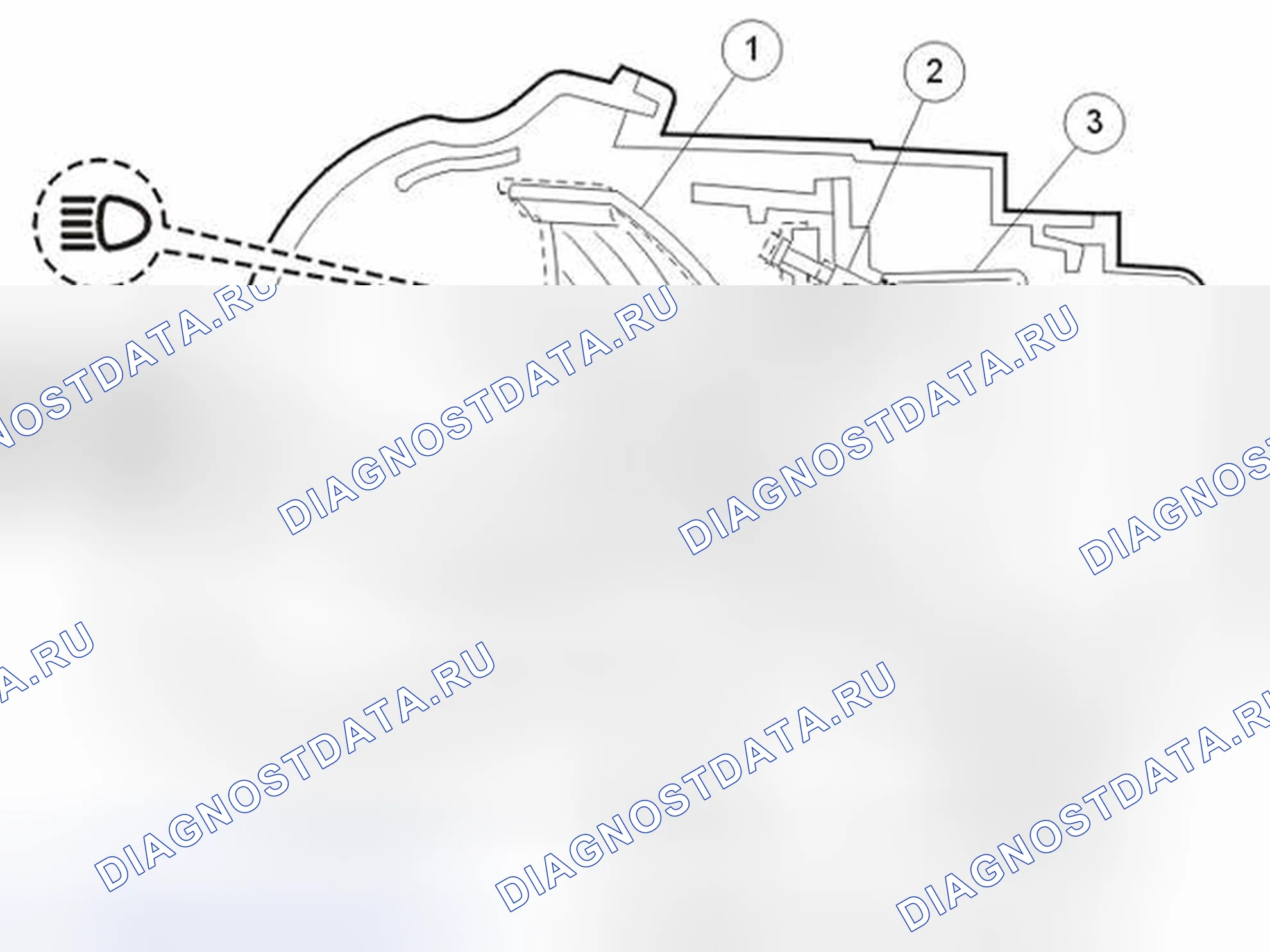 Рис. 260: ФАРЫ, БИ-КСЕНОН. Volvo XC90 I