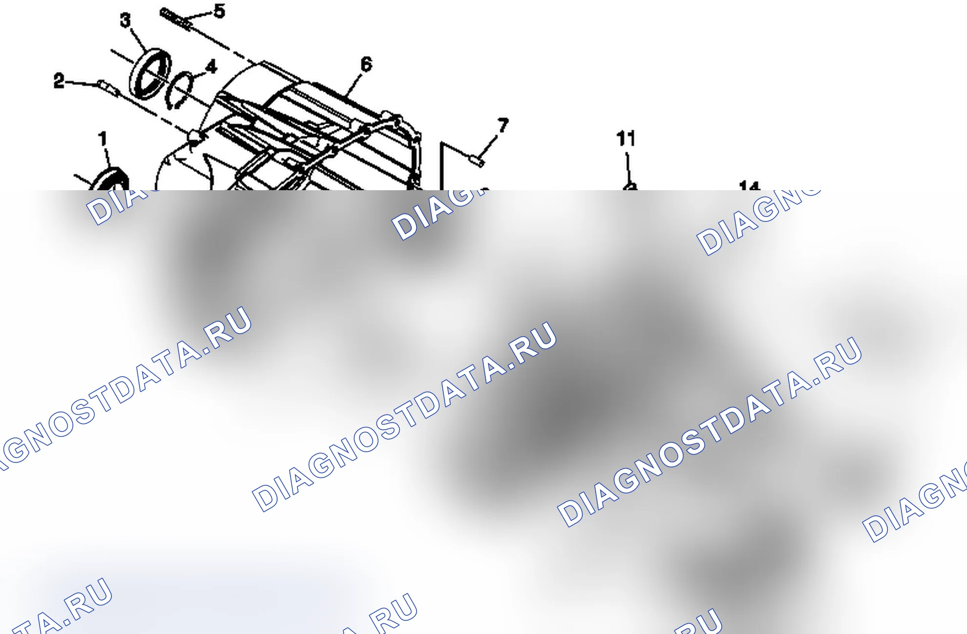 Рис. 59: Раздаточная коробка в разобранном виде. Chevrolet Tahoe III