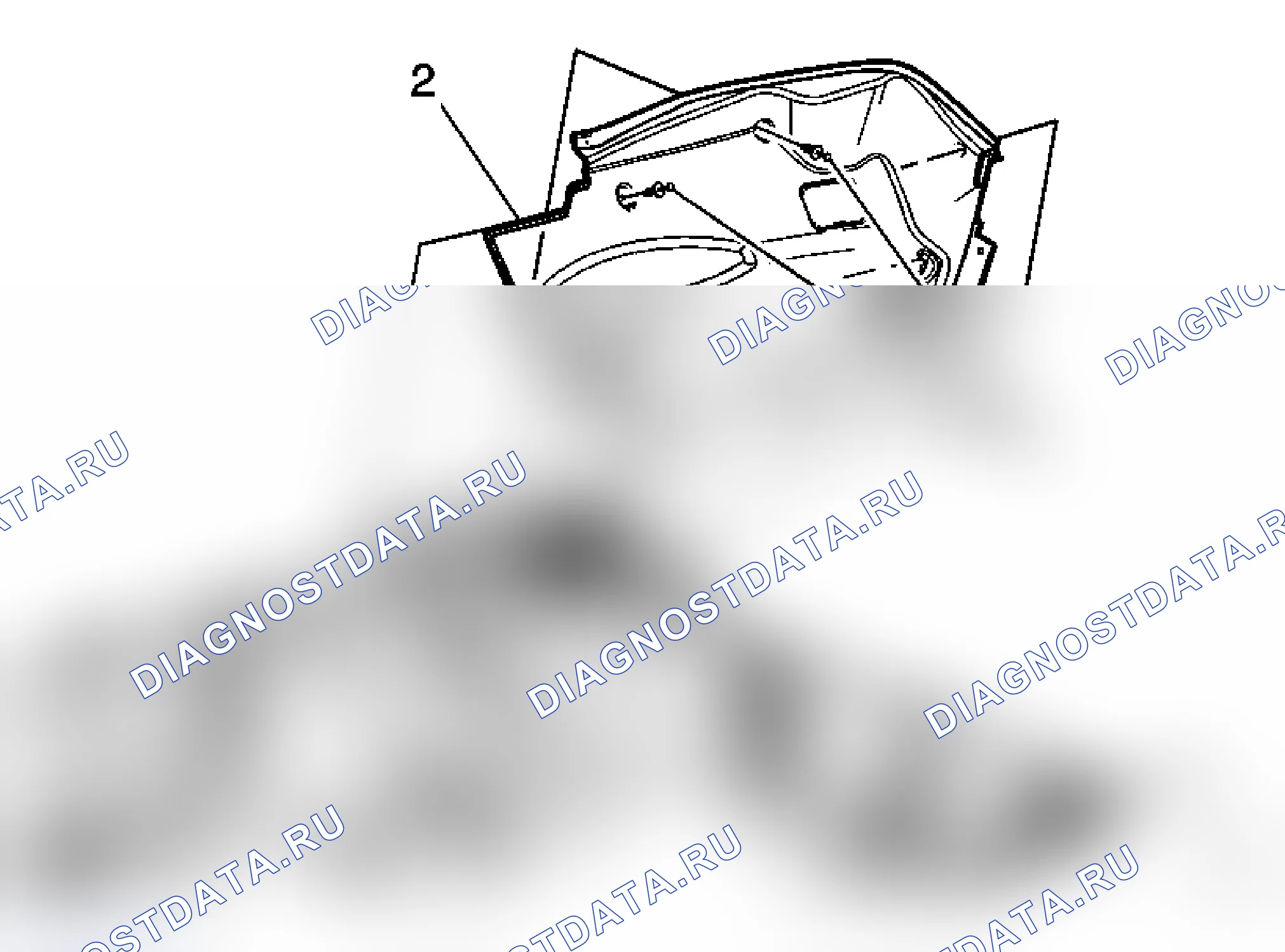 Рис. 42: Замена отделки заднего отсека - правая сторона (кабриолет). Pontiac G6 I final