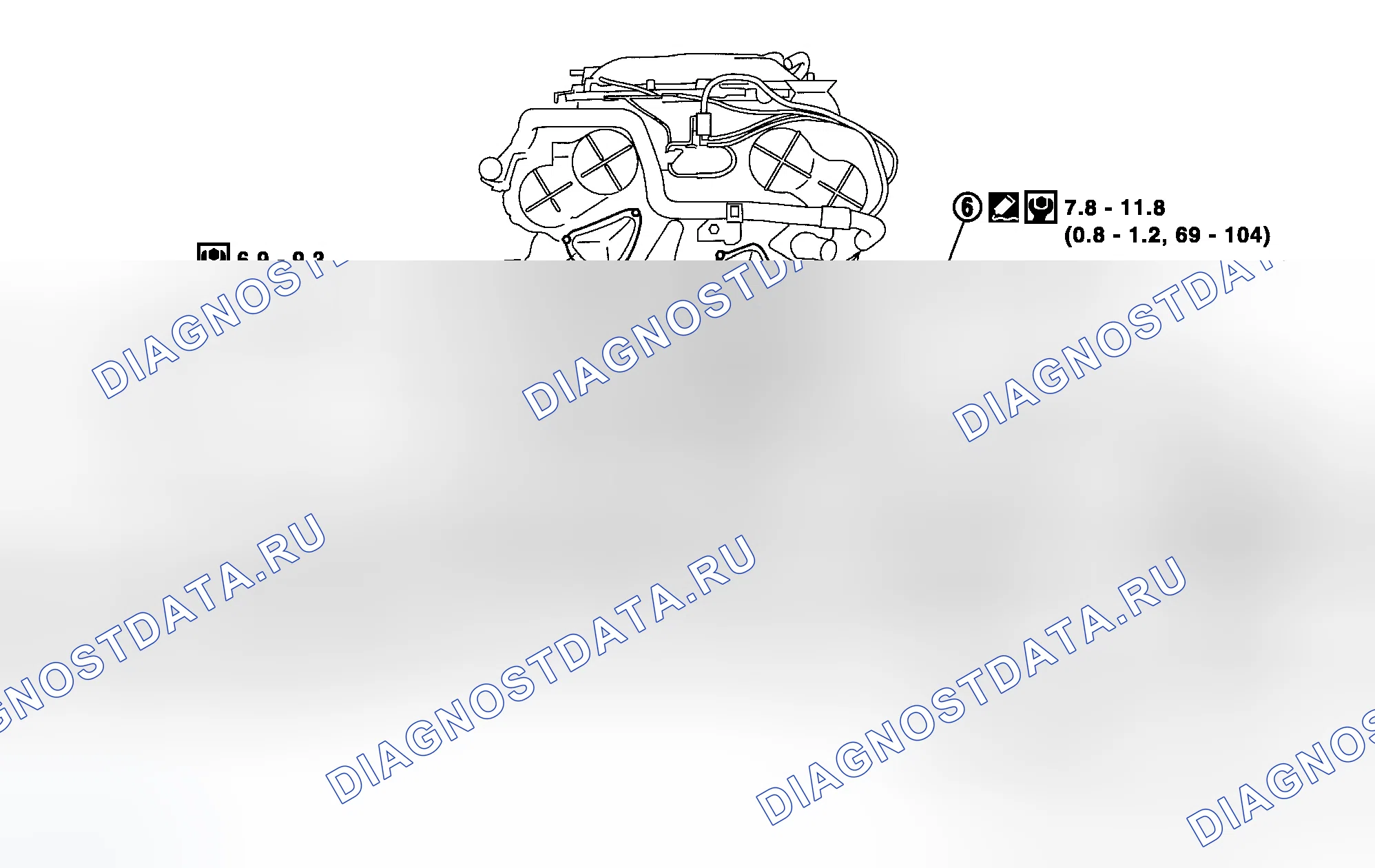 Рис. 221: Демонтаж и монтаж. Infiniti G35 III