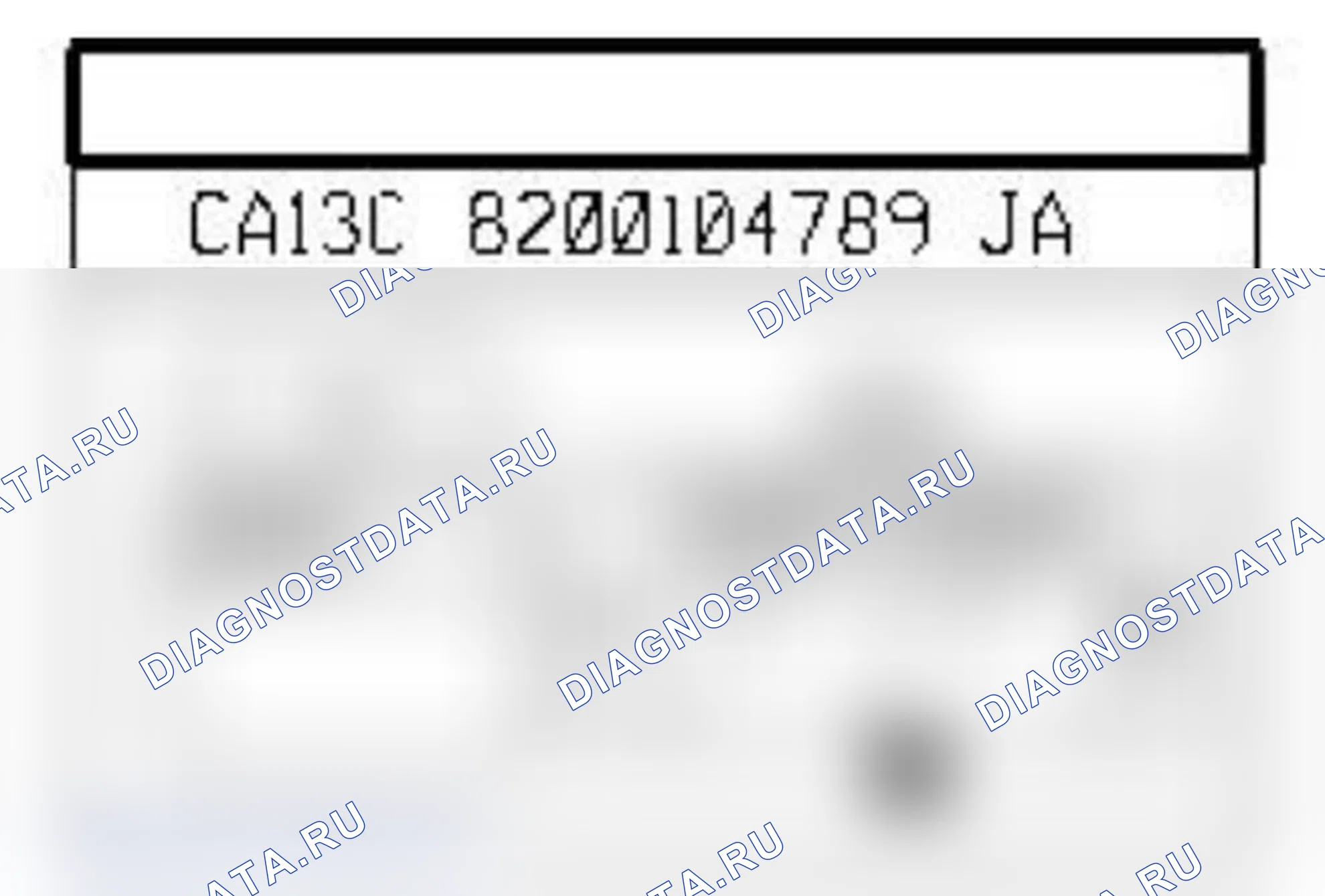 Распиновка разъёма 1589 — Датчик температ. на входе турбоком-ра. Renault Laguna III