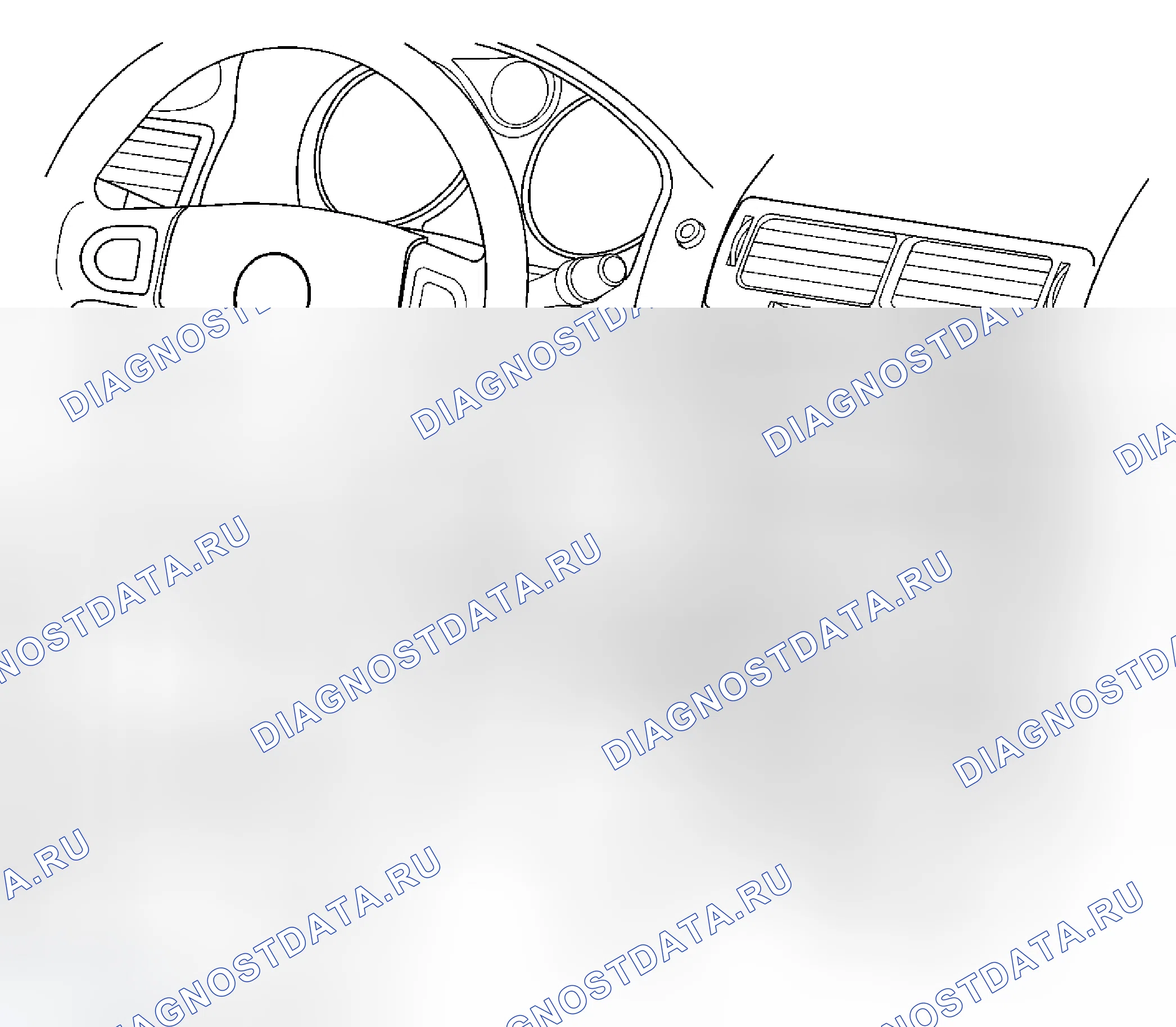 Рис. 44: Замена обрезной панели - центр приборной панели (I / P). Chevrolet Cobalt I