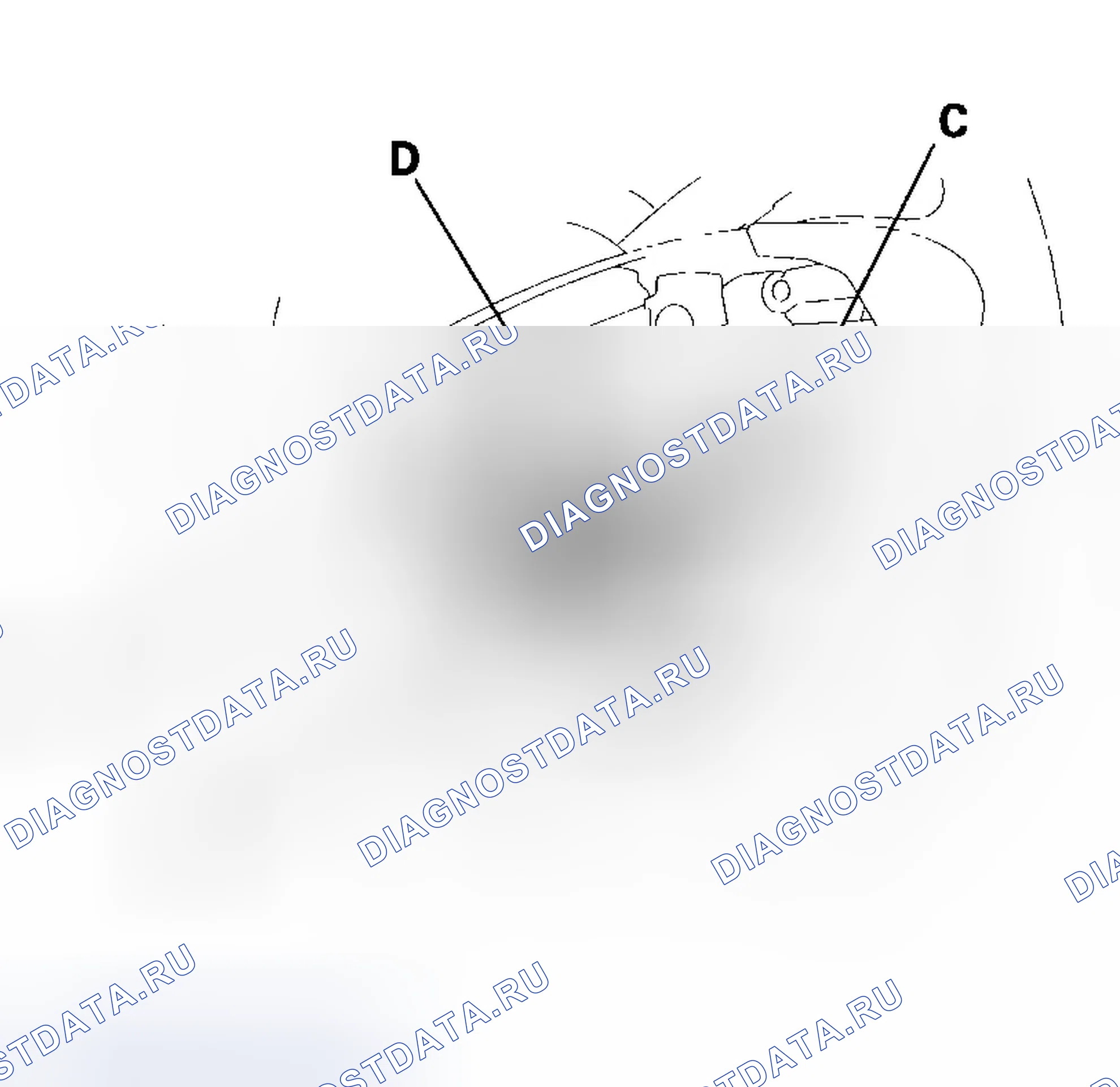 Рис. 18: Снятие рулевого колеса. Honda Element YH2