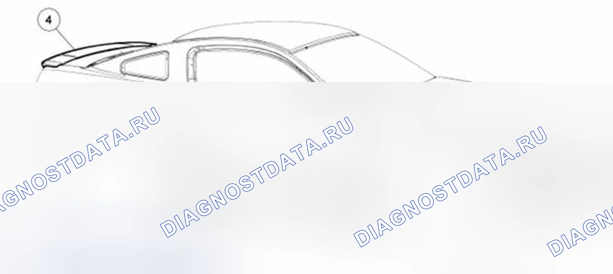 Рис. 45: Наружные пластмассы - окрашенные. Ford Mustang V рестайлинг
