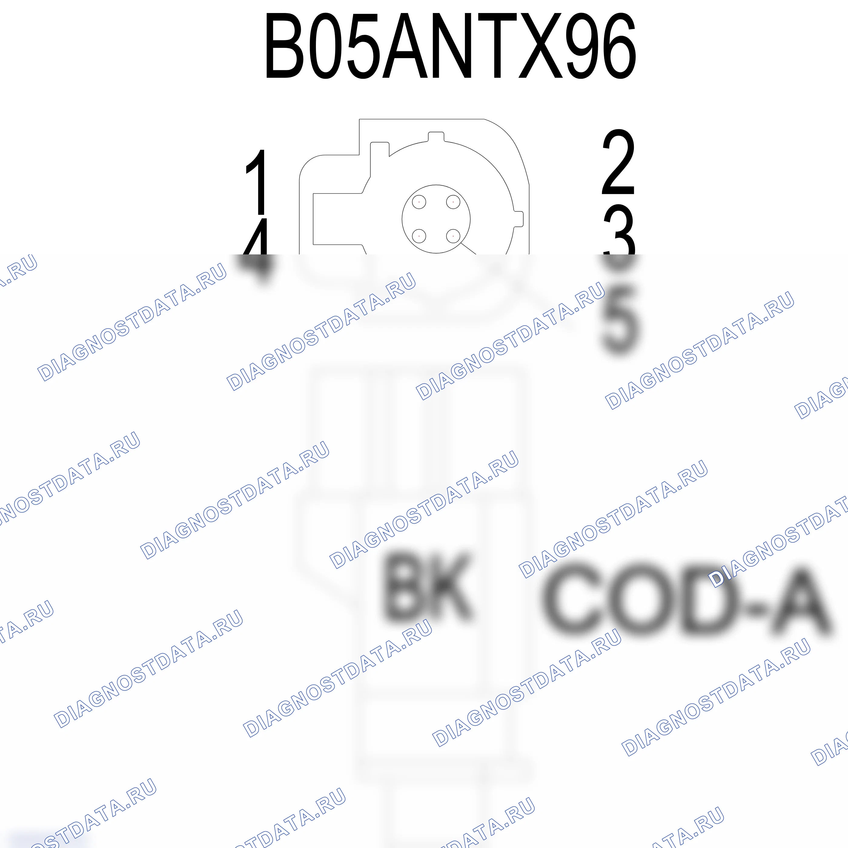 Распиновка разъёма 4E0 035 750 — внешний вид и расположение контактов. Porsche Cayenne II
