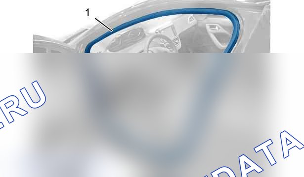 Снятие - установка: уплотнители проема на входе в распашные двери — c4cg0t8d. Peugeot 2008 I