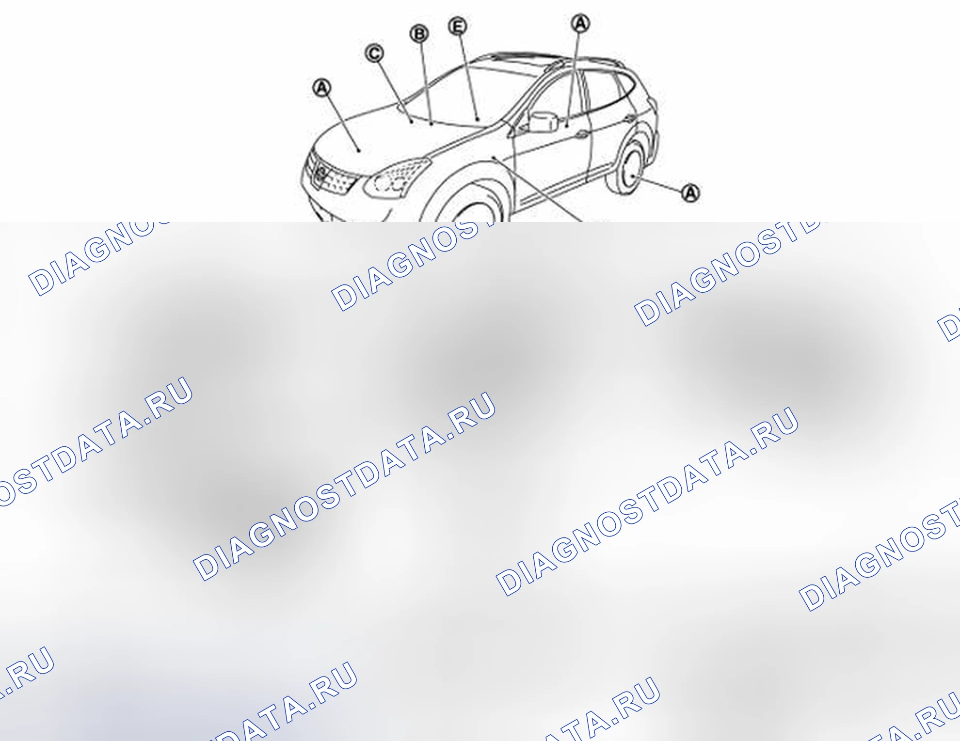 Рис. 24: Расположение компонентов. Honda Shuttle I