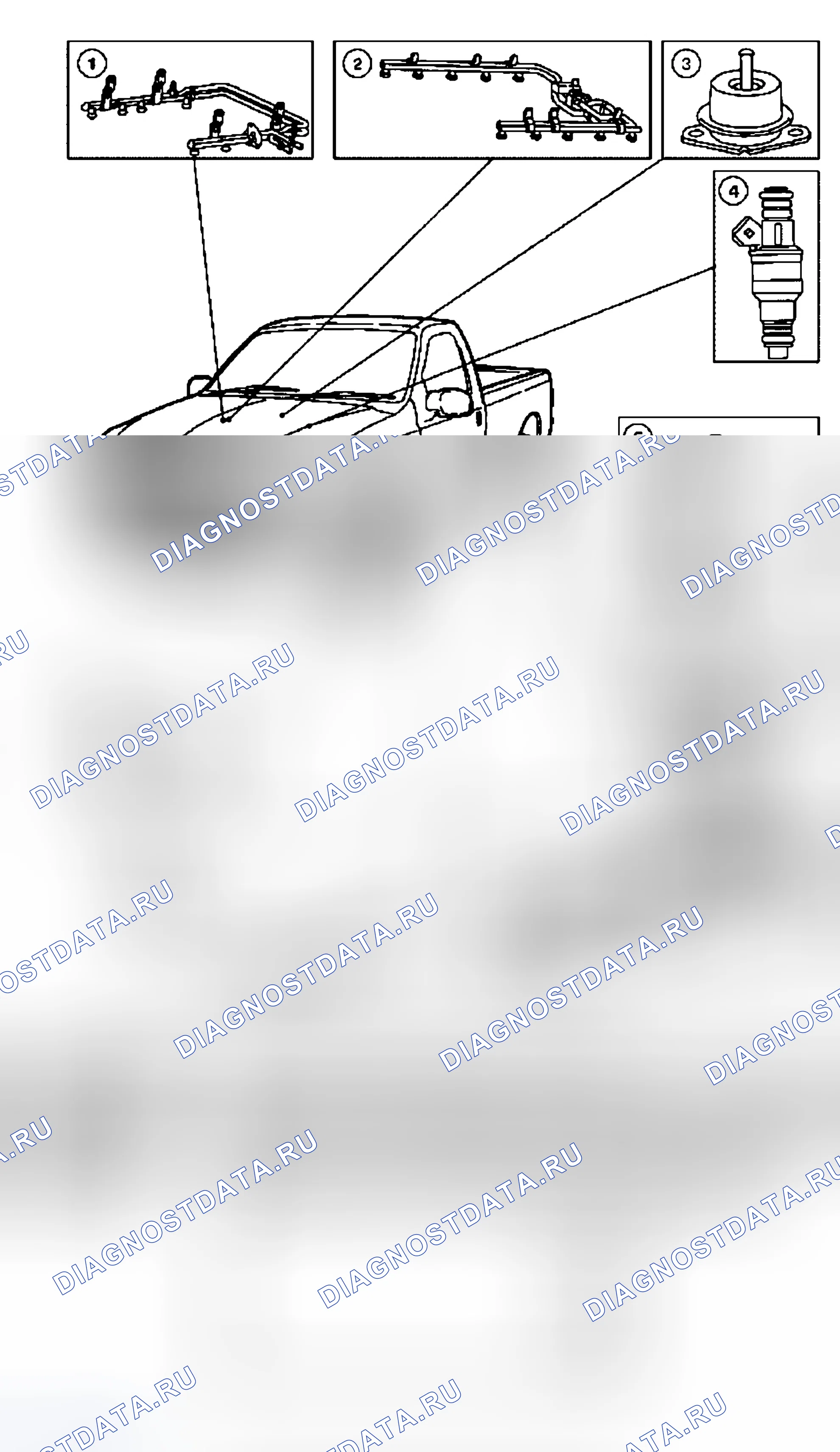 Рис. 157: Расположение компонентов. Ford Pickup F150 