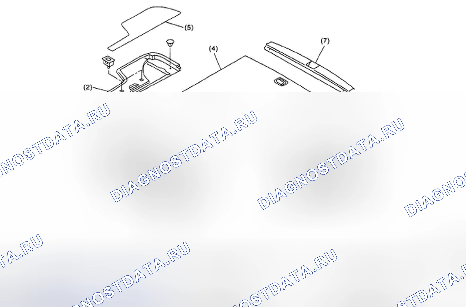 Рис. 42: БАГАЖНЫЙ КОВРИК. Subaru Legacy BL/BP рестайлинг