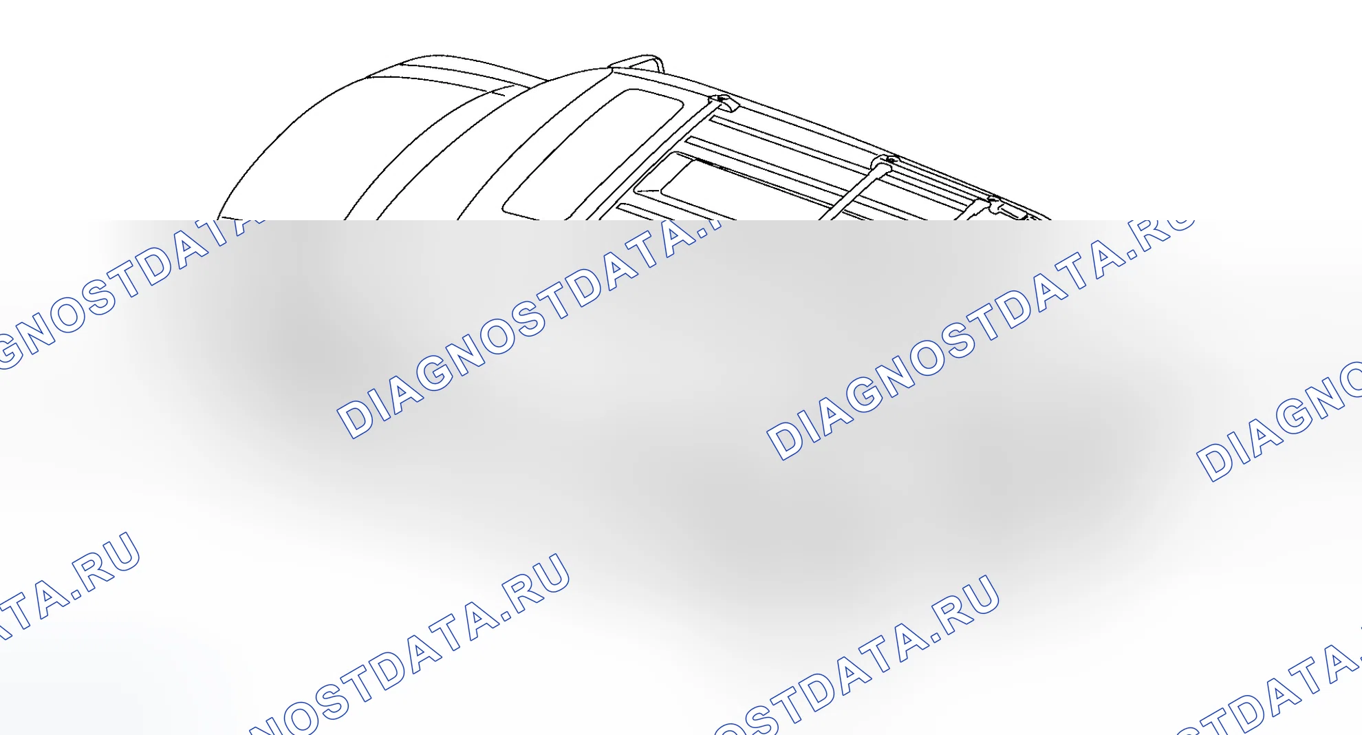 Рис. 32: Схема расположения трубок задней шайбы. Infiniti QX56 I